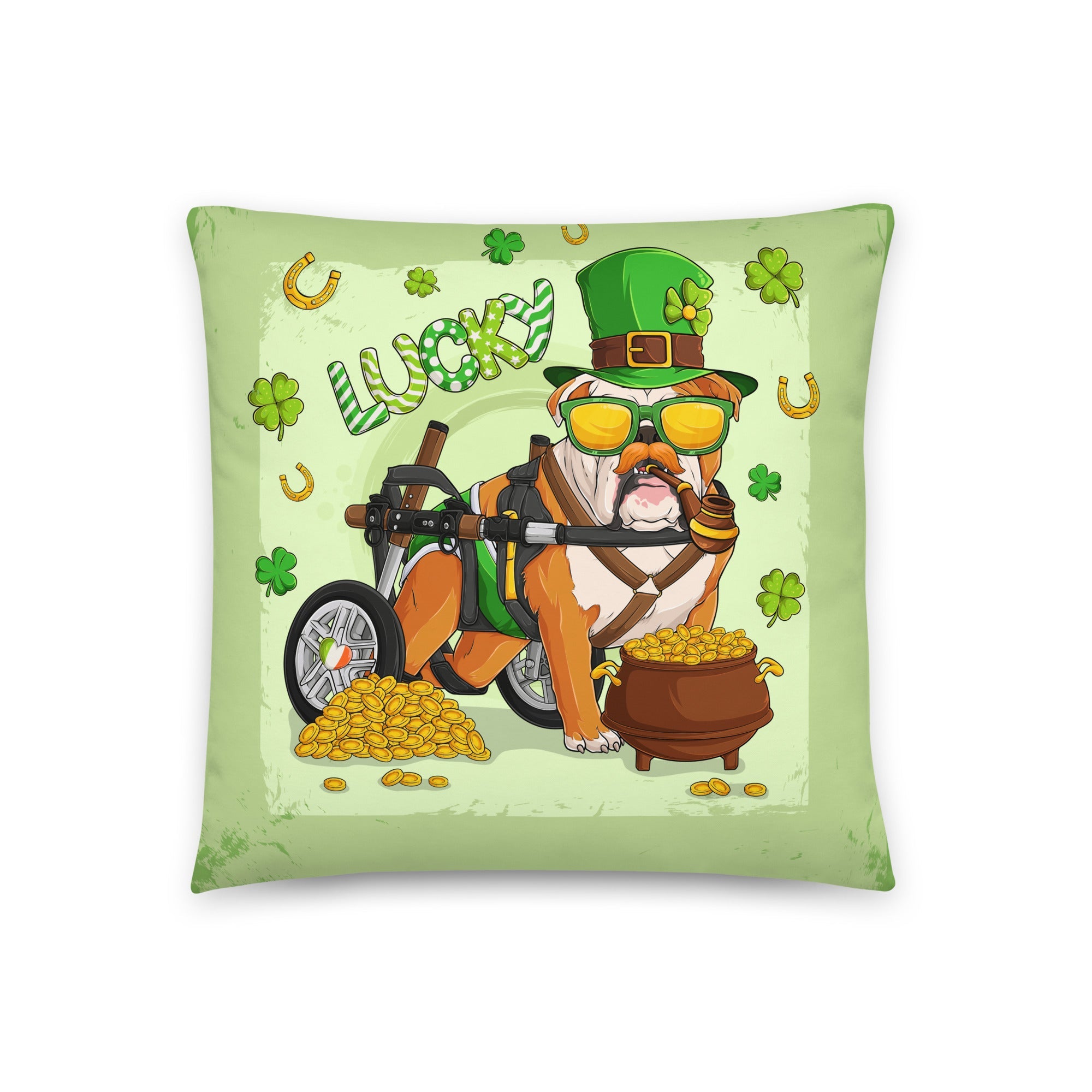 "Lucky" Throw Pillow