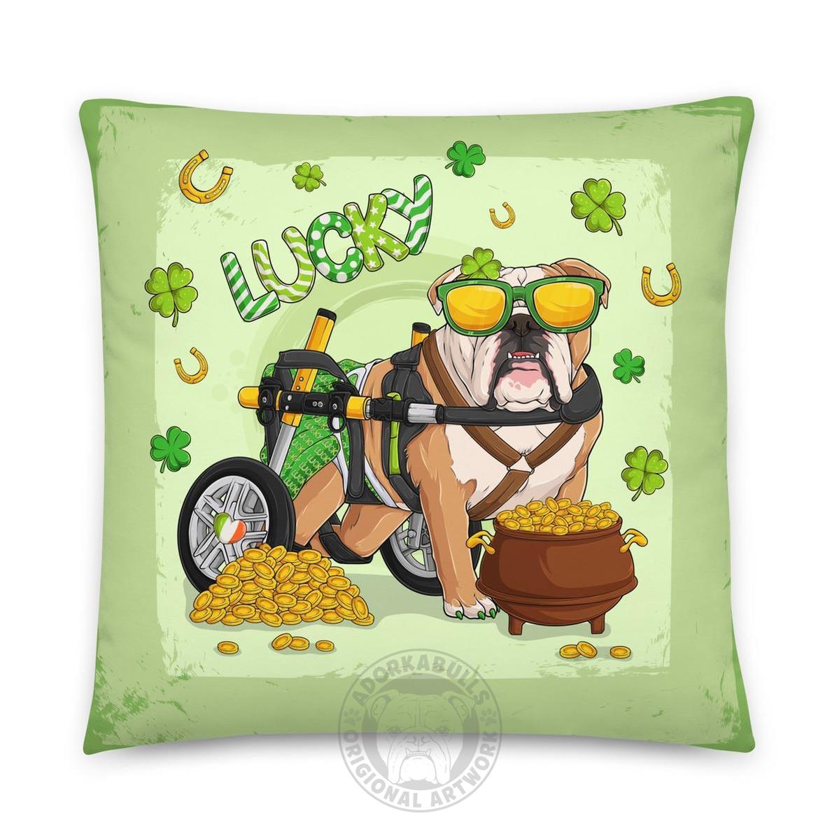 "Lucky" Throw Pillow
