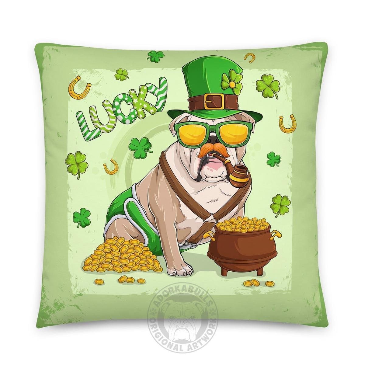 "Lucky" Throw Pillow