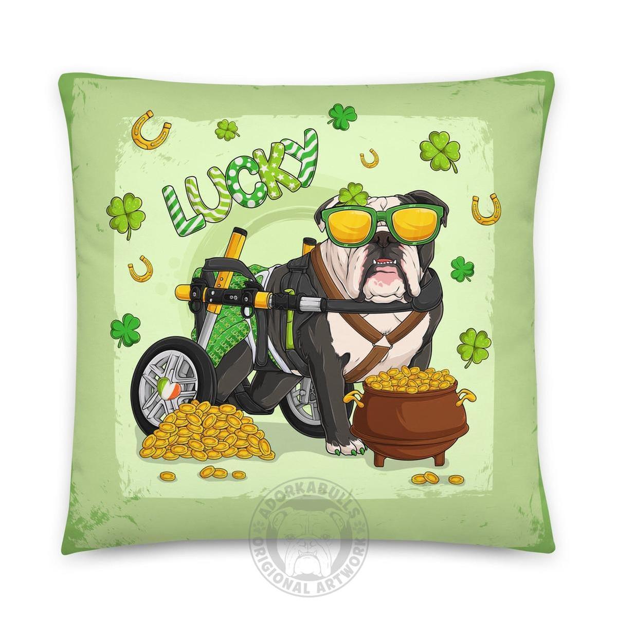 "Lucky" Throw Pillow