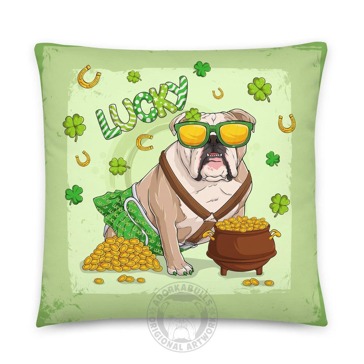 "Lucky" Throw Pillow
