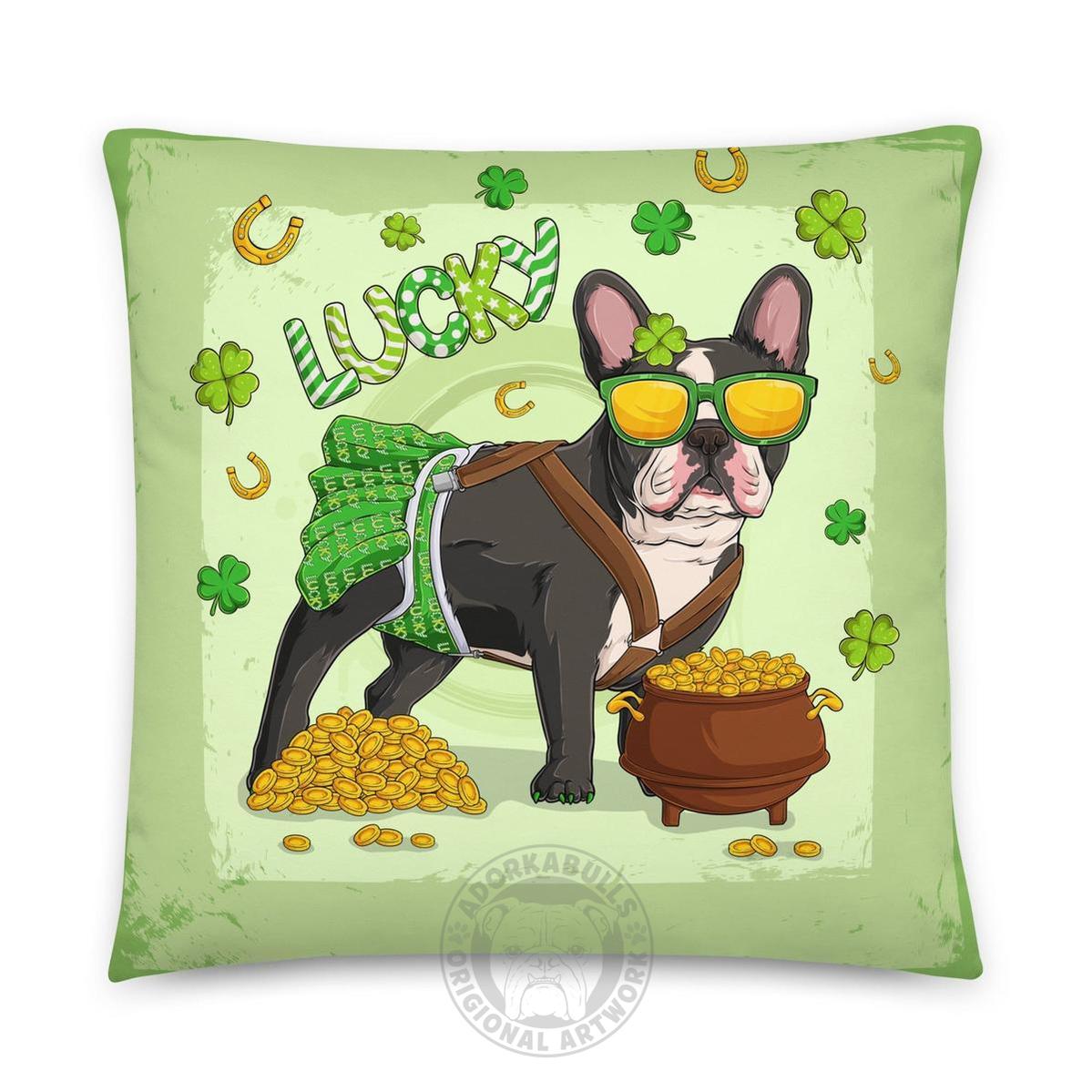 "Lucky" Throw Pillow