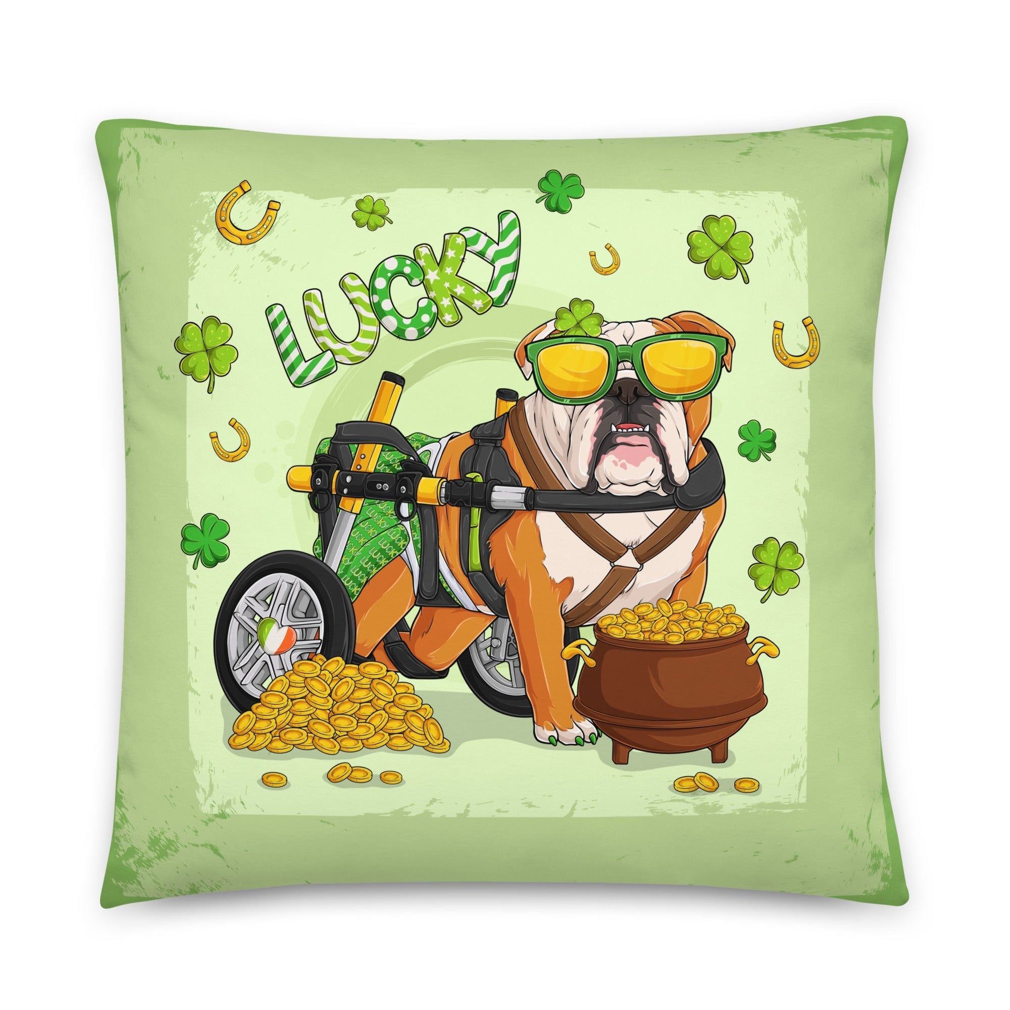 "Lucky" Throw Pillow