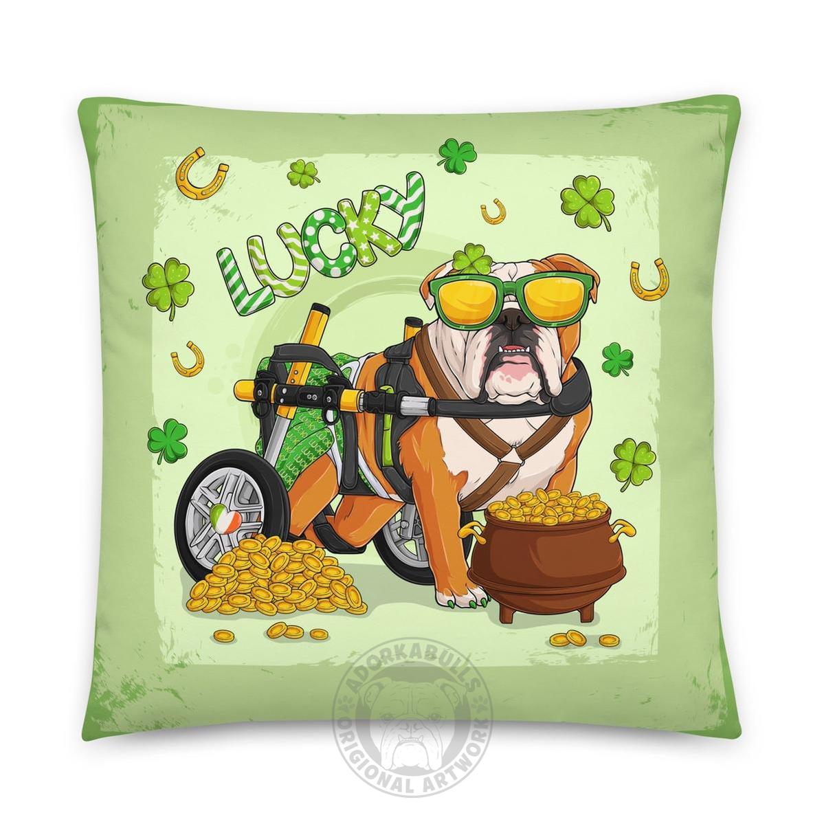 "Lucky" Throw Pillow