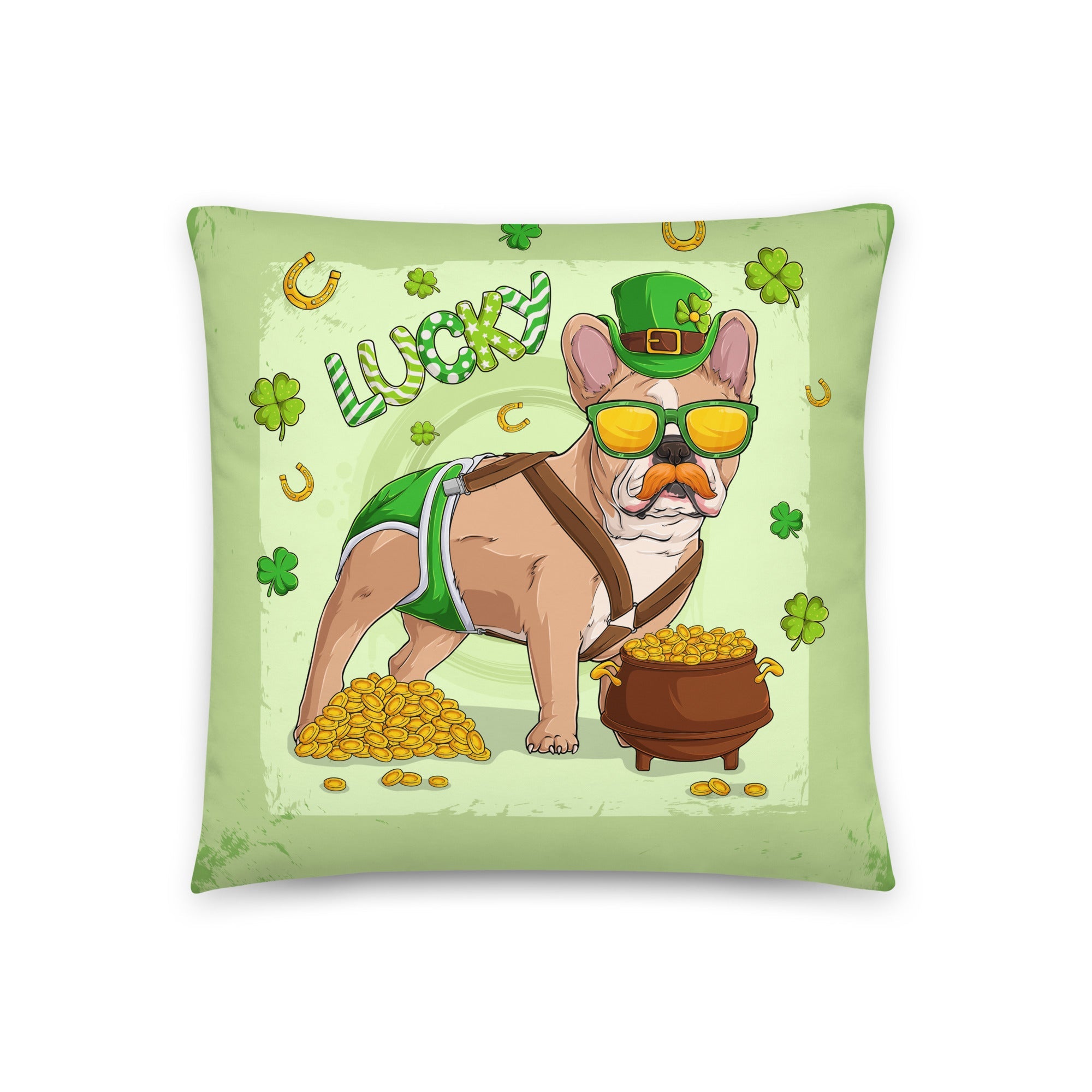 "Lucky" Throw Pillow