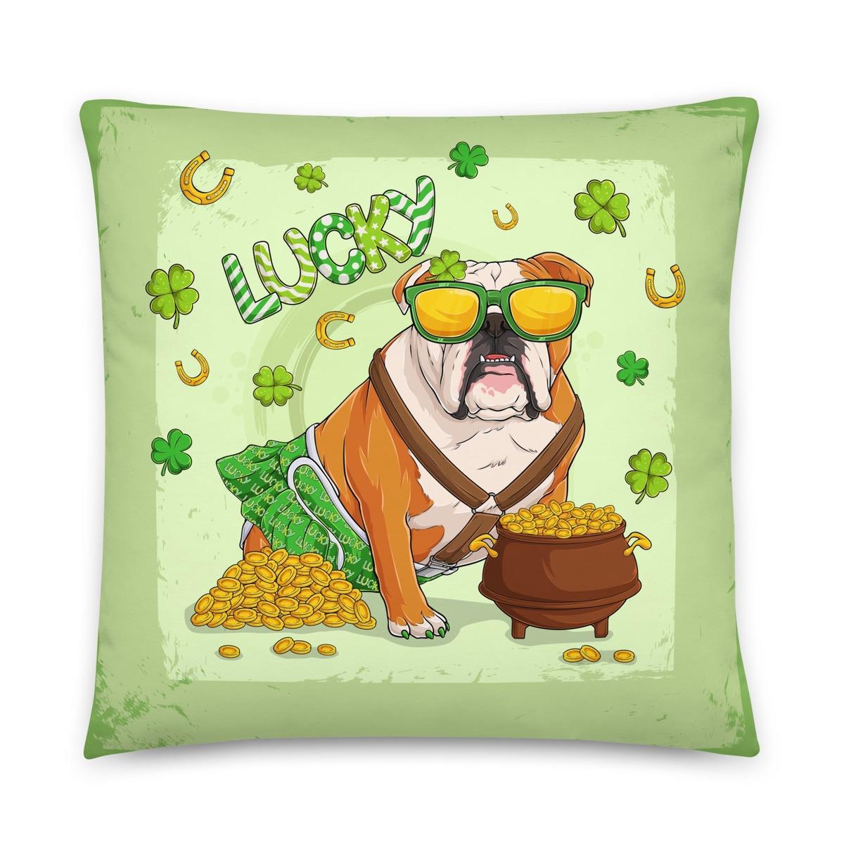 "Lucky" Throw Pillow