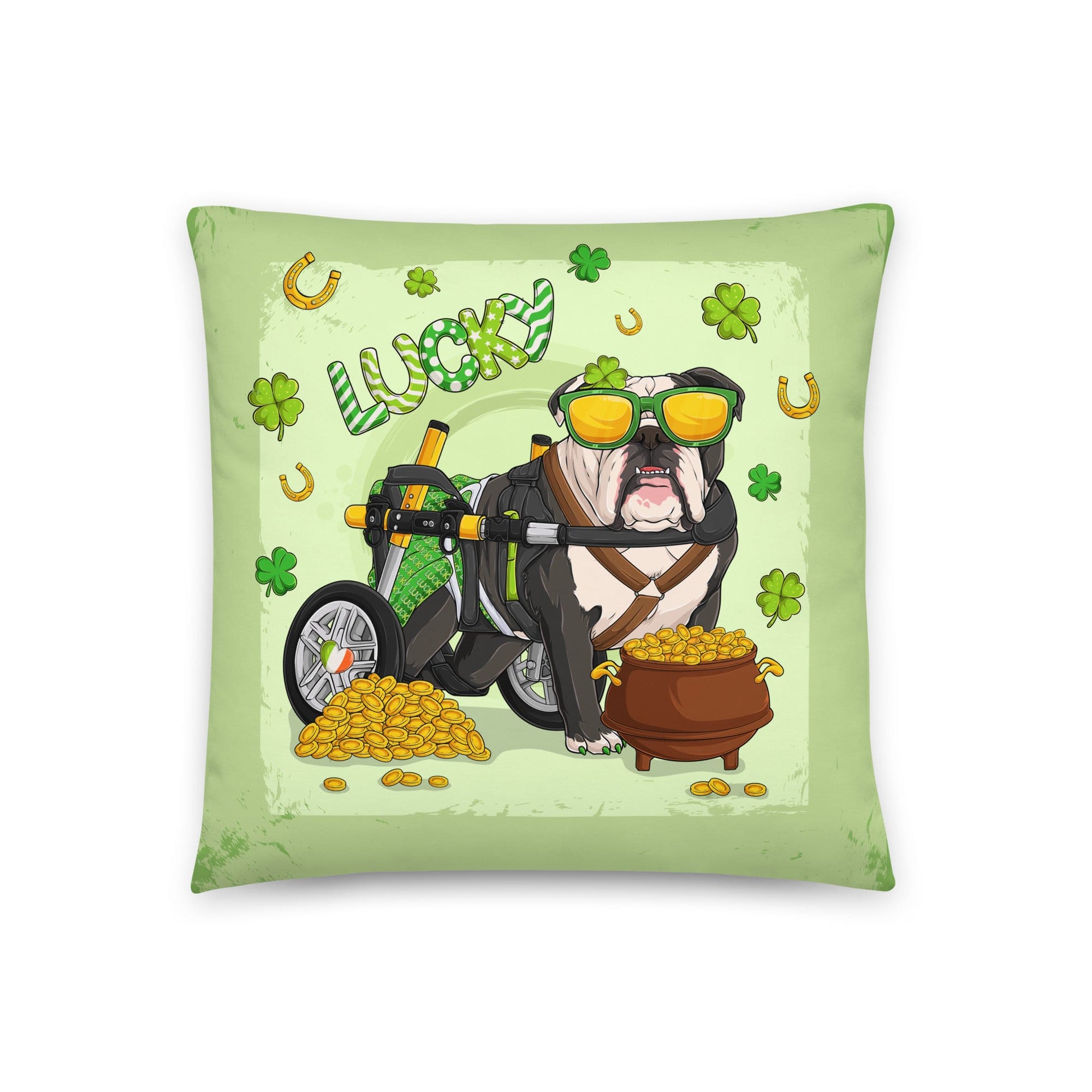 "Lucky" Throw Pillow
