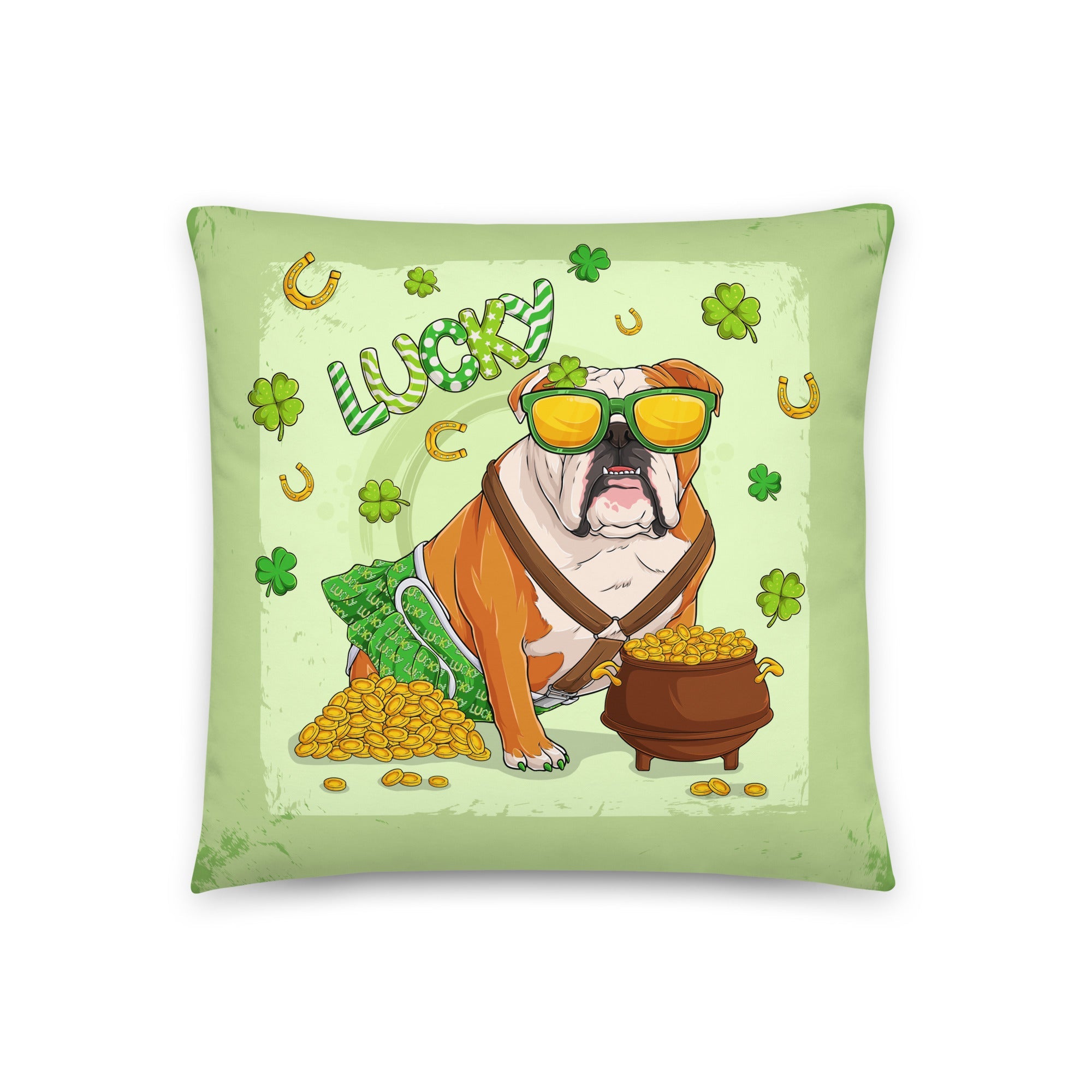"Lucky" Throw Pillow
