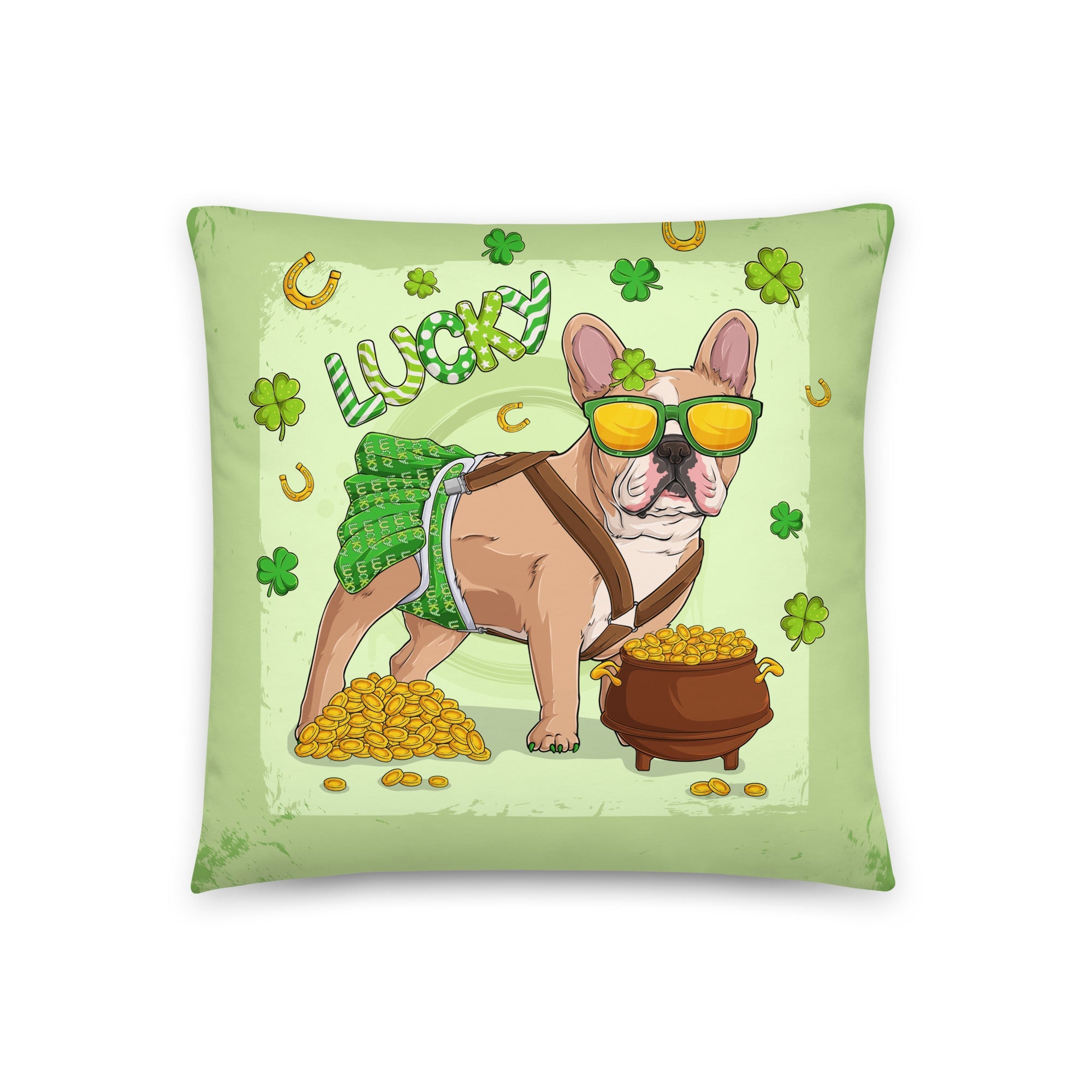 "Lucky" Throw Pillow