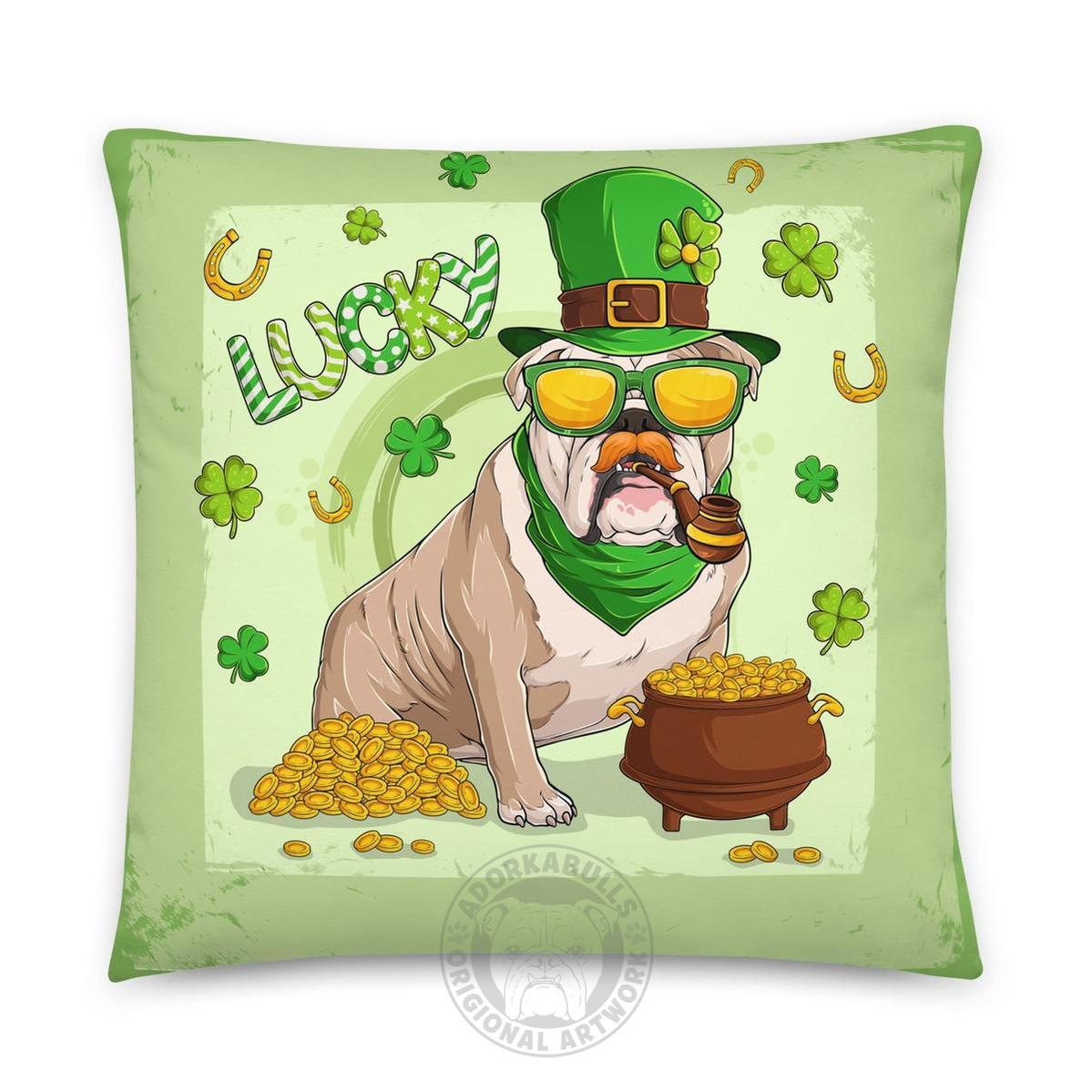 "Lucky" Throw Pillow