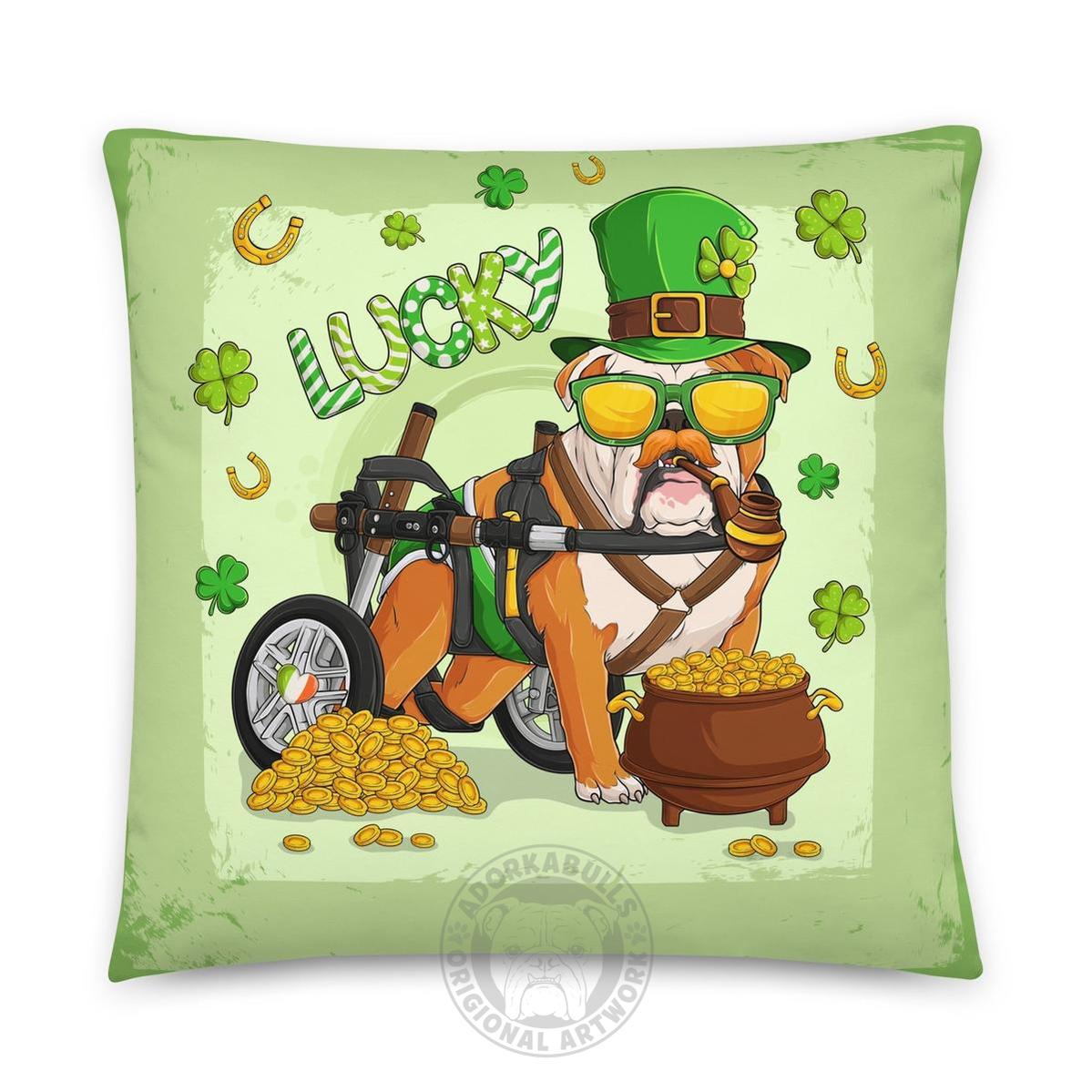 "Lucky" Throw Pillow