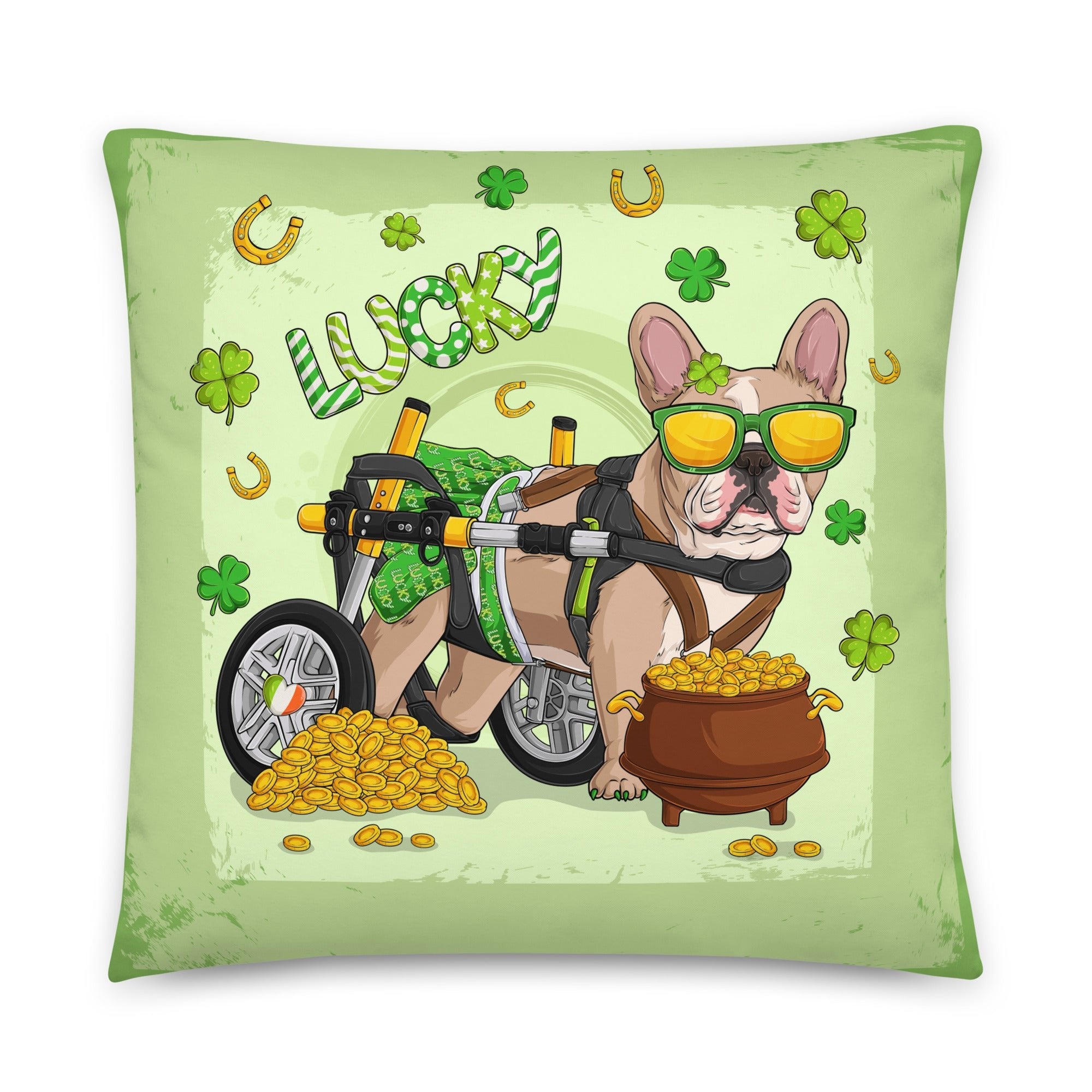 "Lucky" Throw Pillow