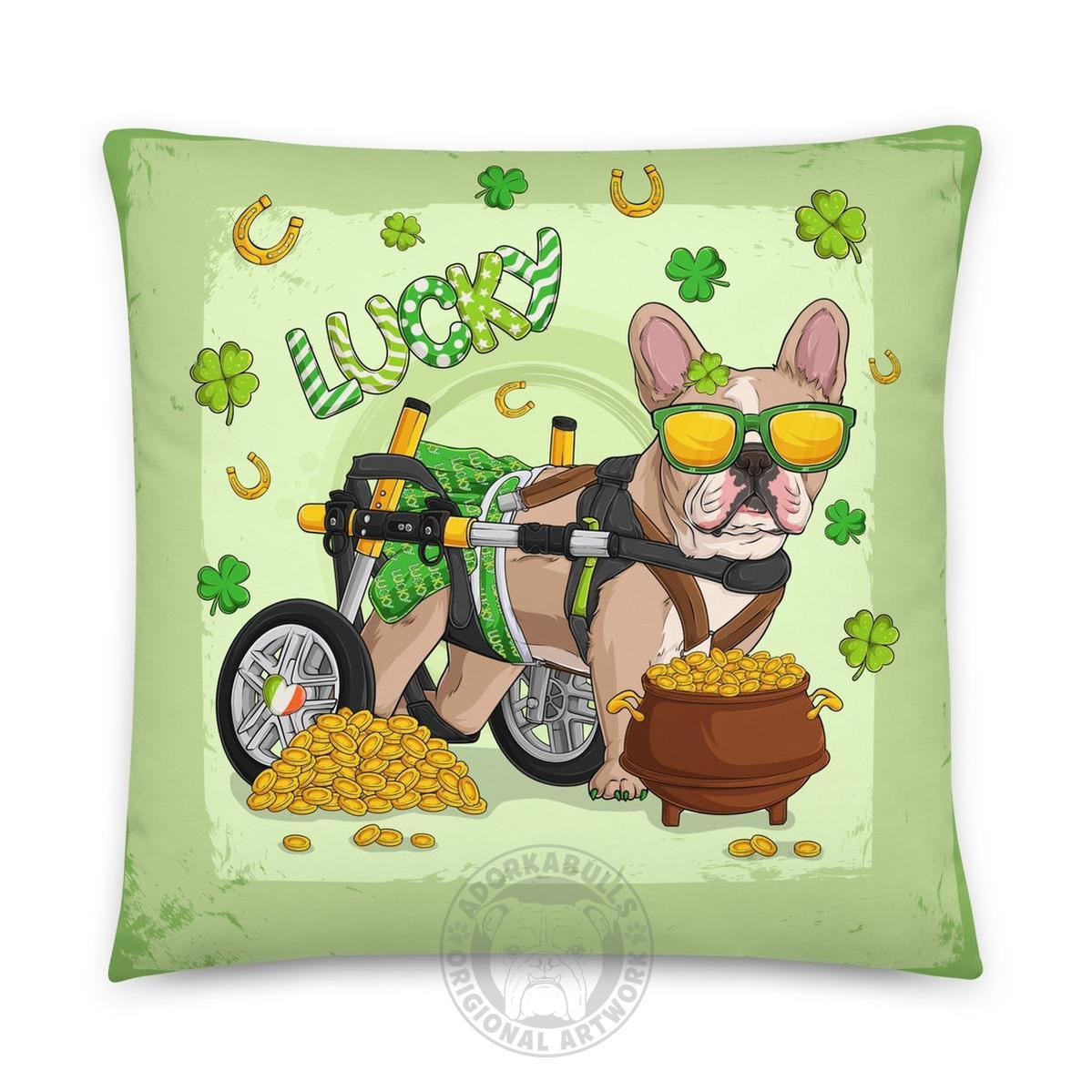 "Lucky" Throw Pillow