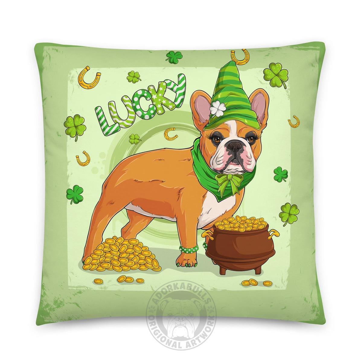 "Lucky" Throw Pillow