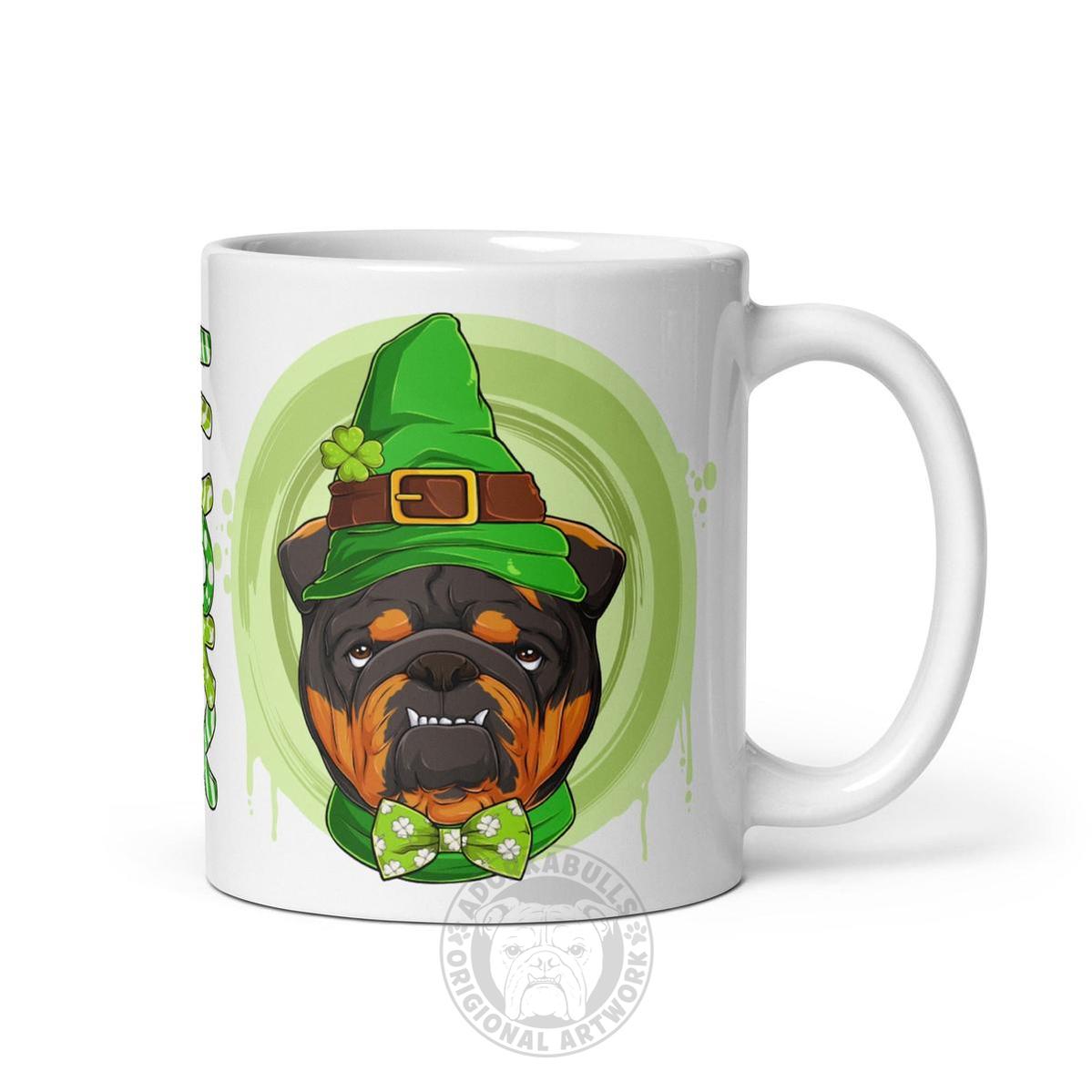Lucky White Glossy Mug