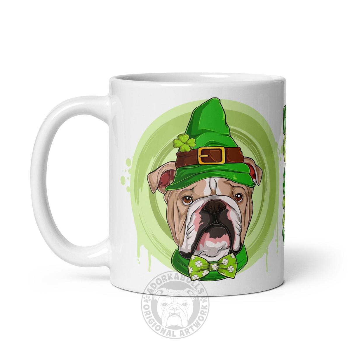Lucky White glossy mug