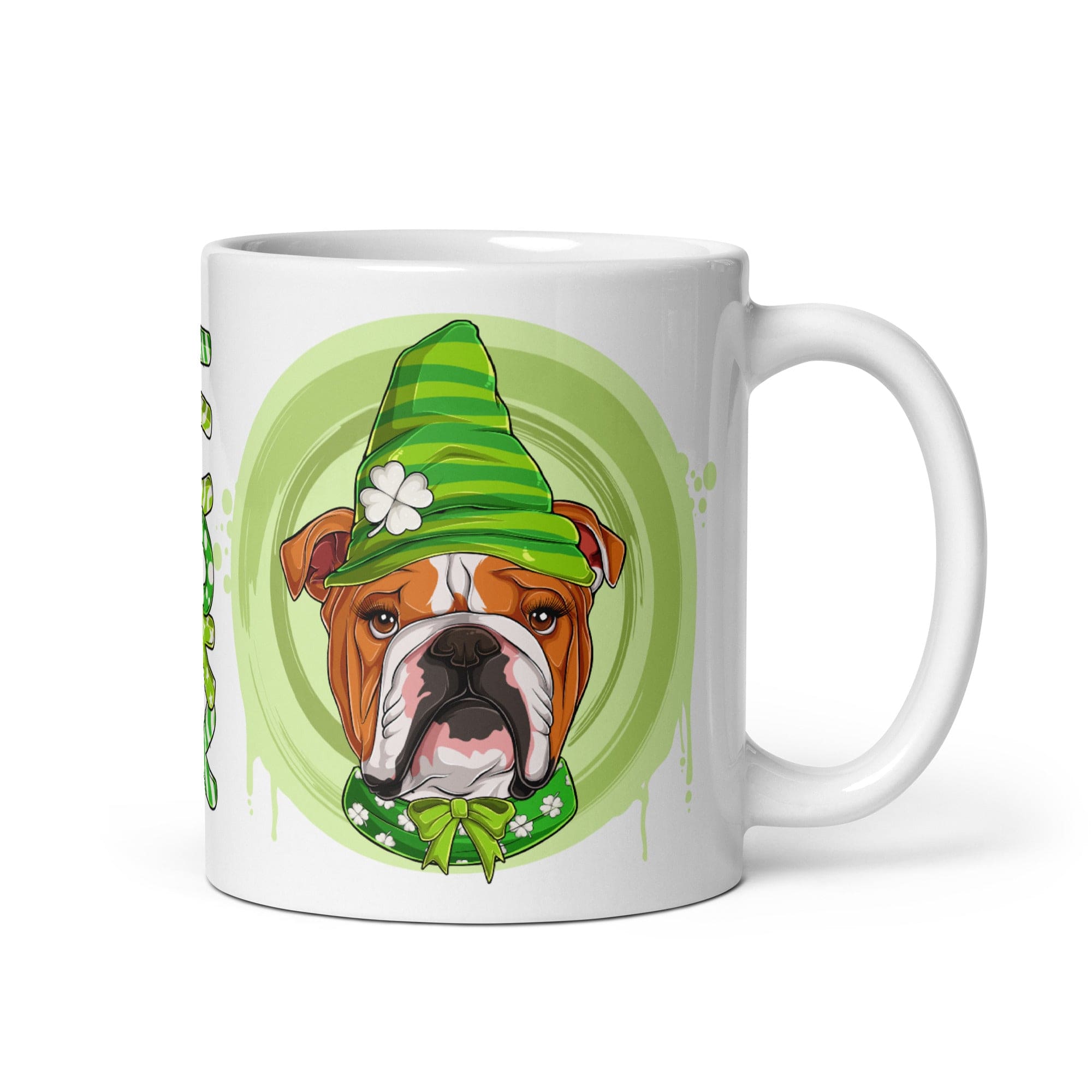 Lucky White Glossy Mug
