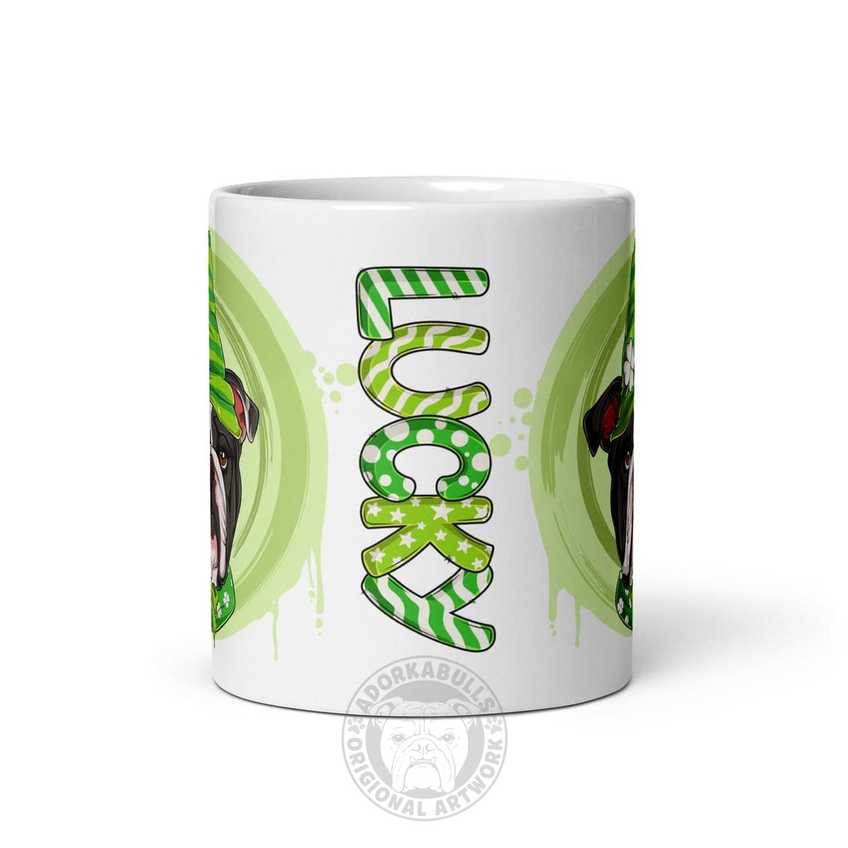 Lucky White Glossy Mug