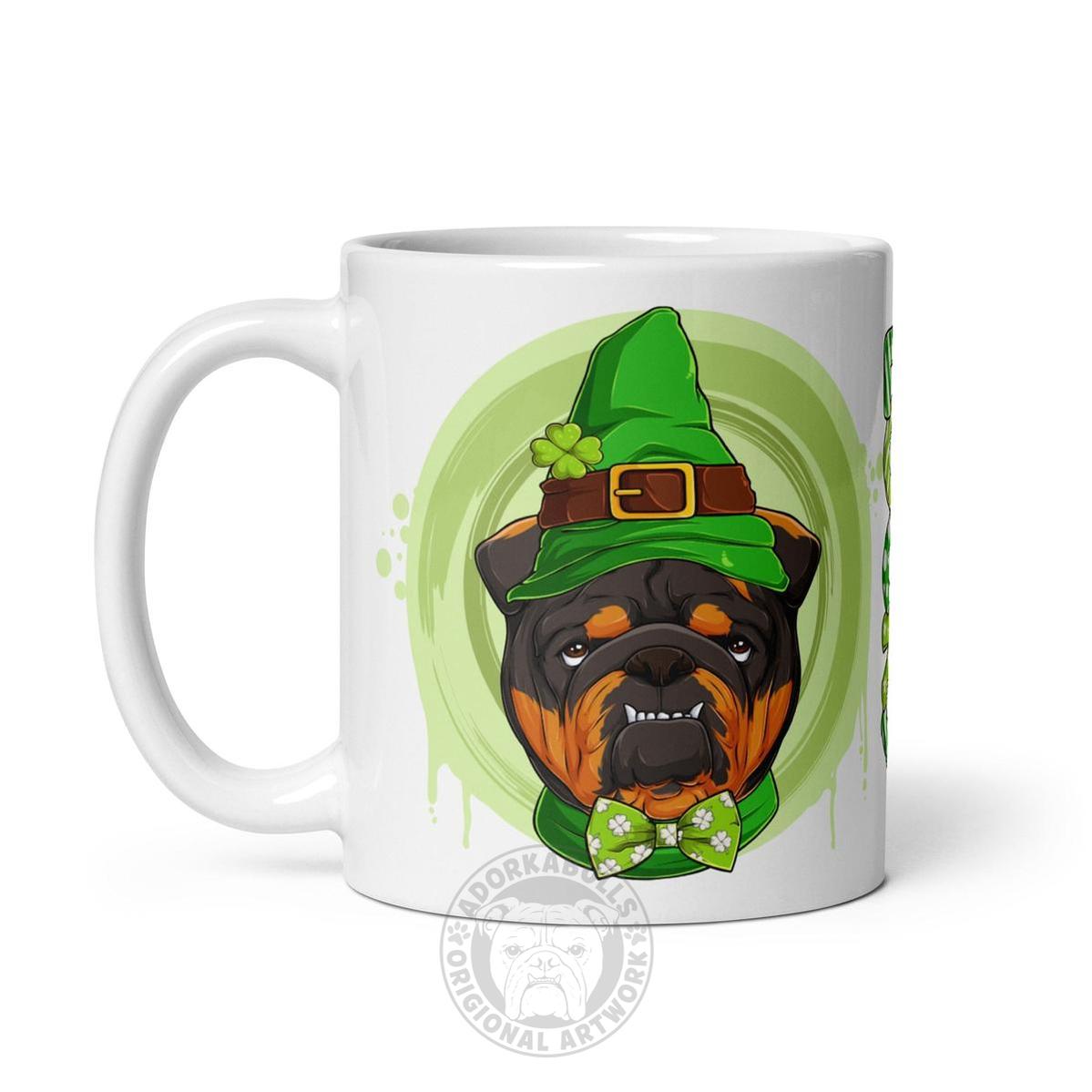 Lucky White Glossy Mug