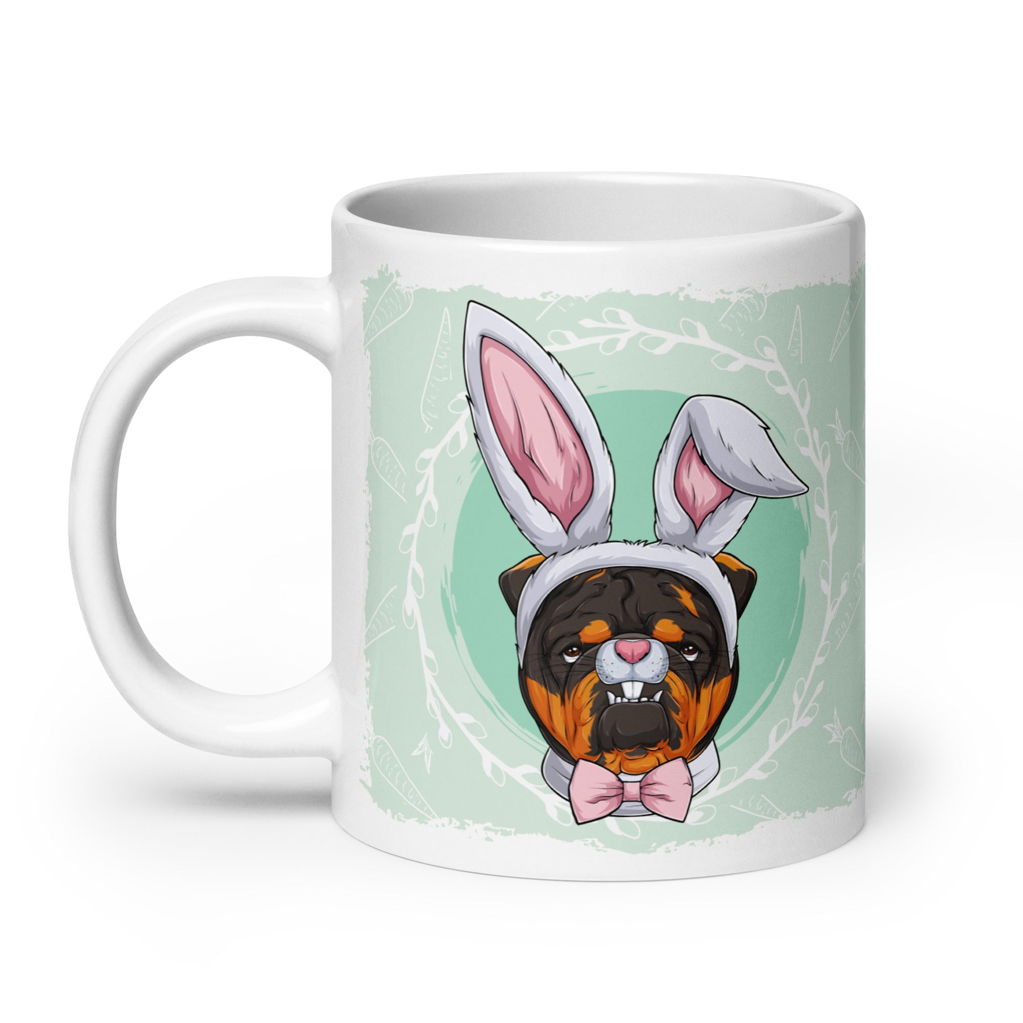 Male Easter Bulldog Mug (20oz) | Tri Colored