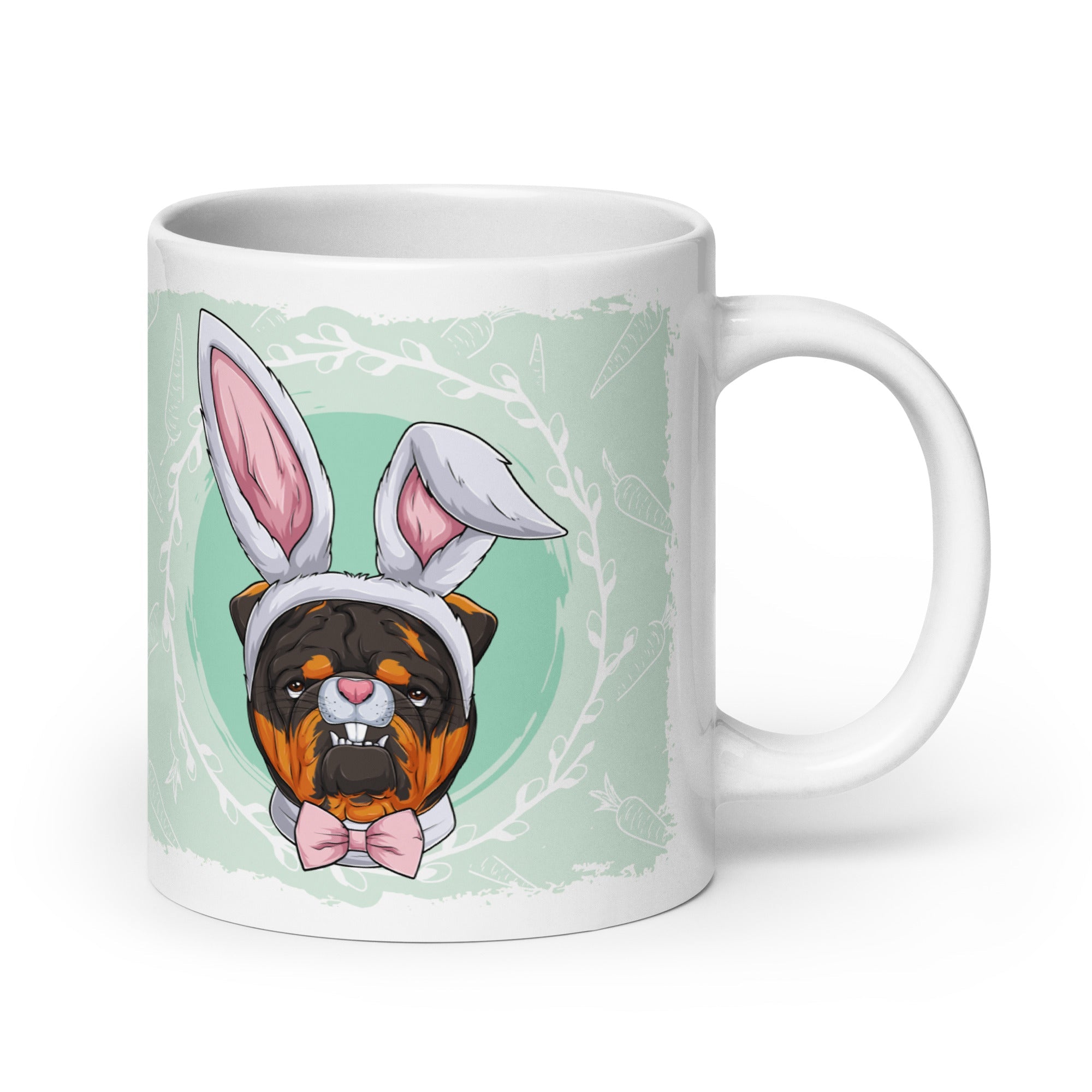 Male Easter Bulldog Mug (20oz) | Tri Colored