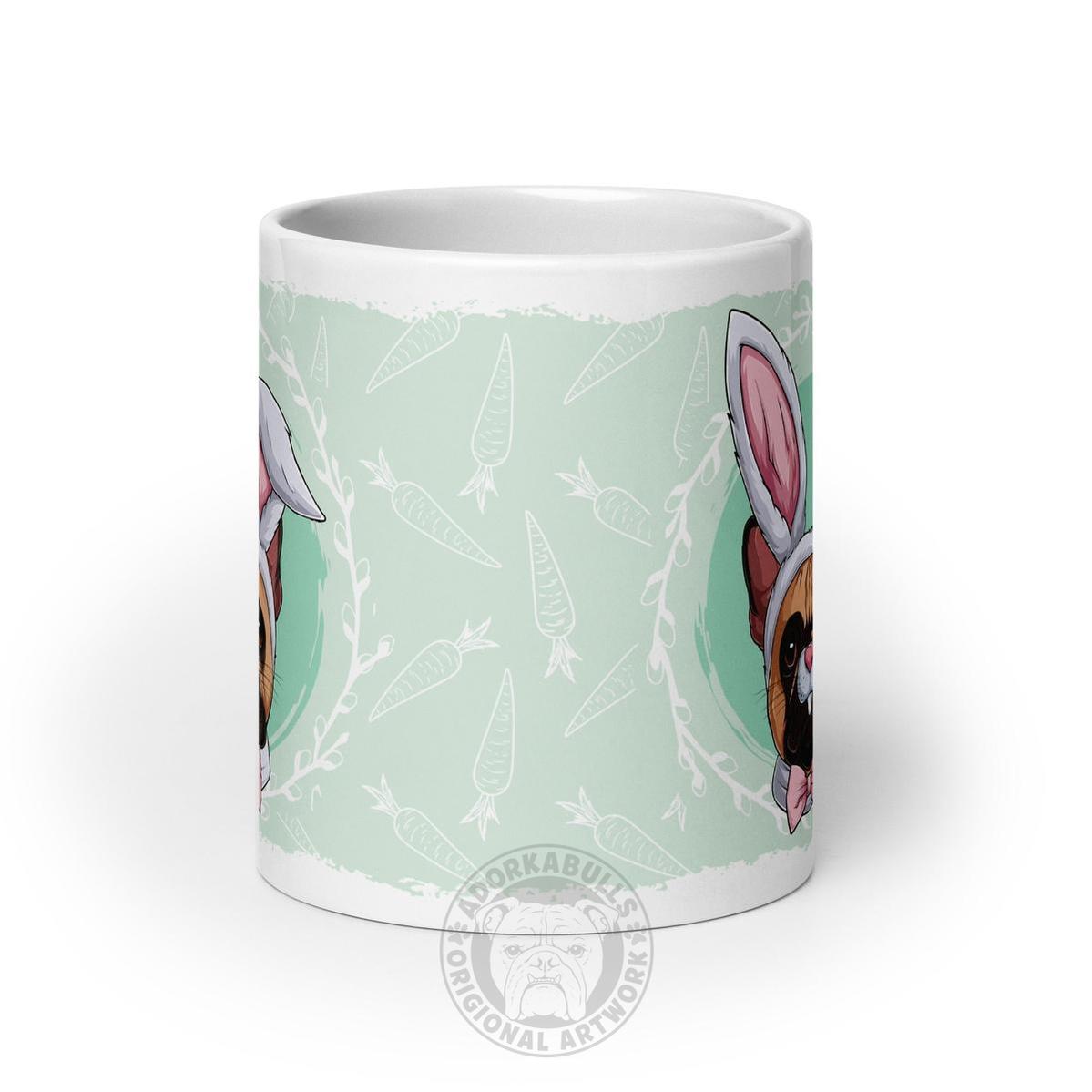 Male Easter Frenchie Mug (20oz) | Fawn & White Colored