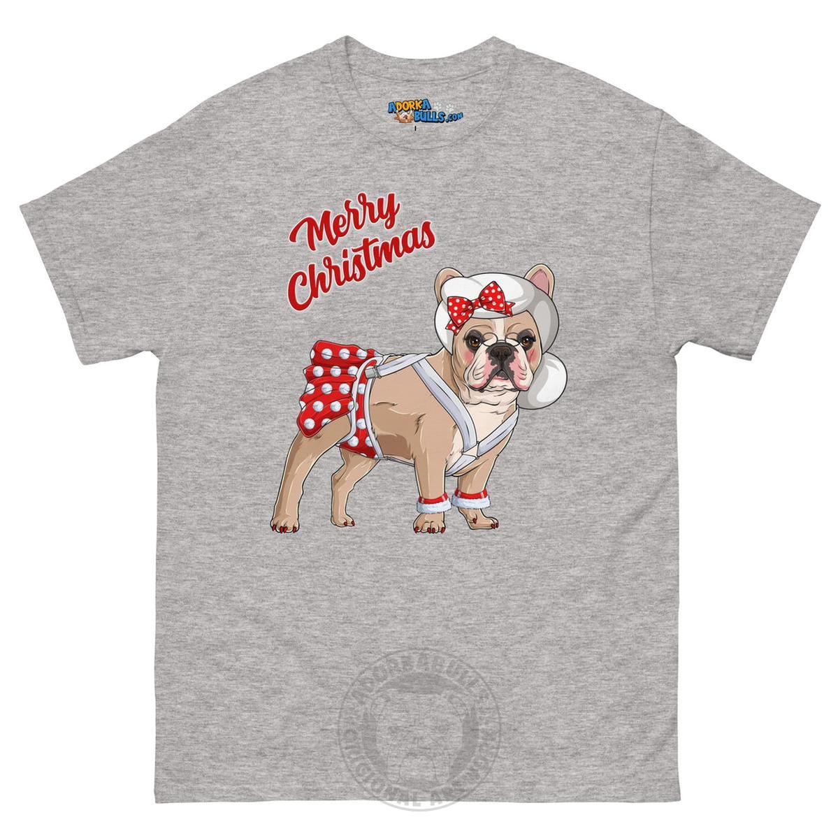 "Merry Christmas" Mrs. Claus Bulldog Men&