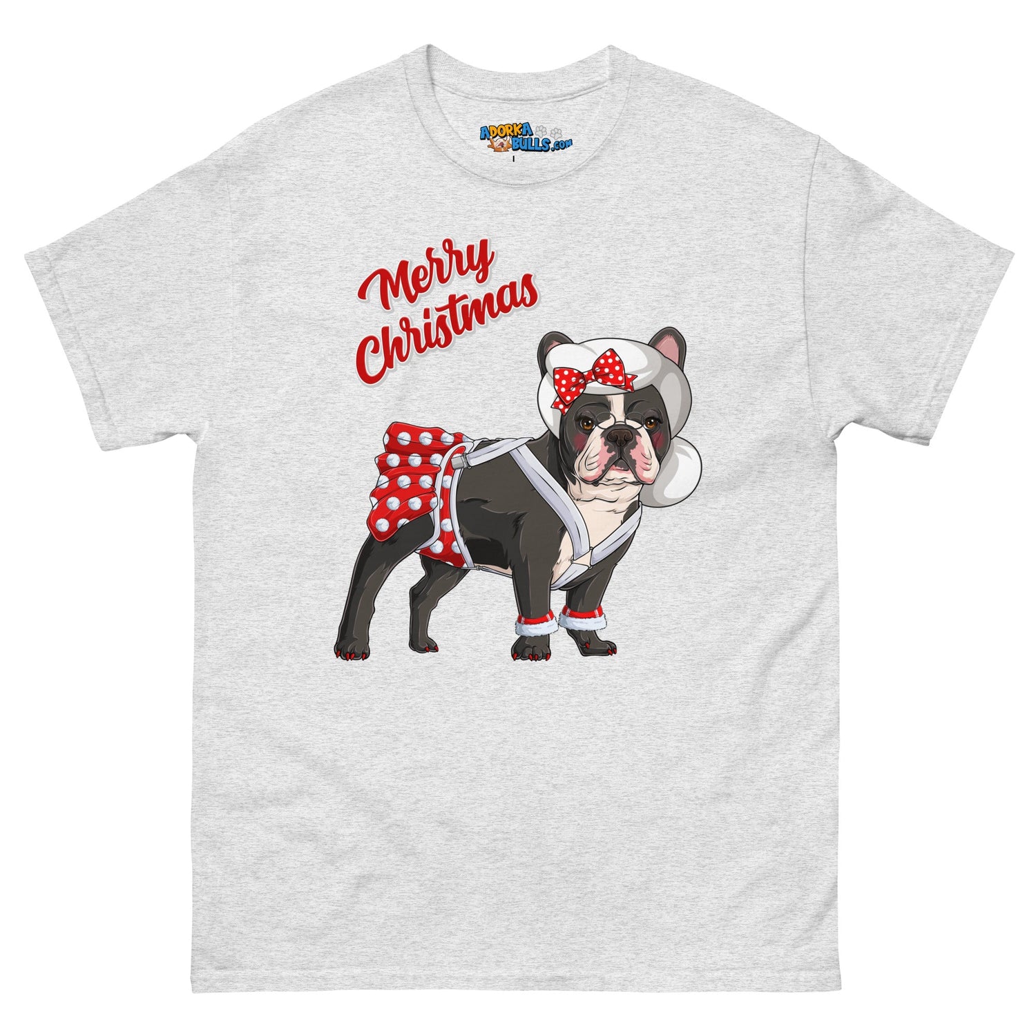 "Merry Christmas" Mrs. Claus Frenchie Men&