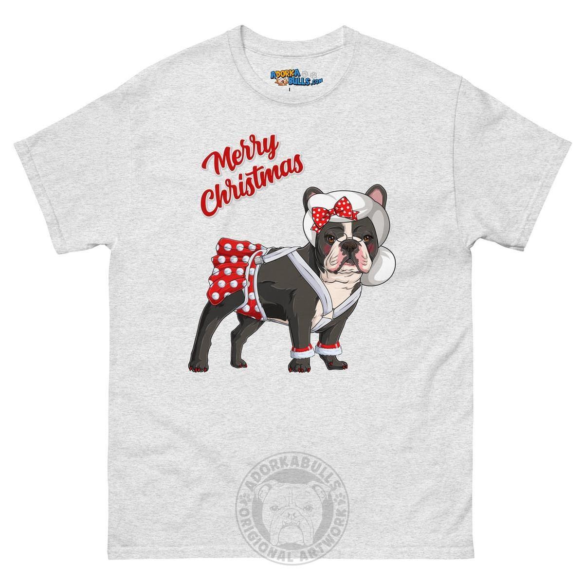 "Merry Christmas" Mrs. Claus Frenchie Men&