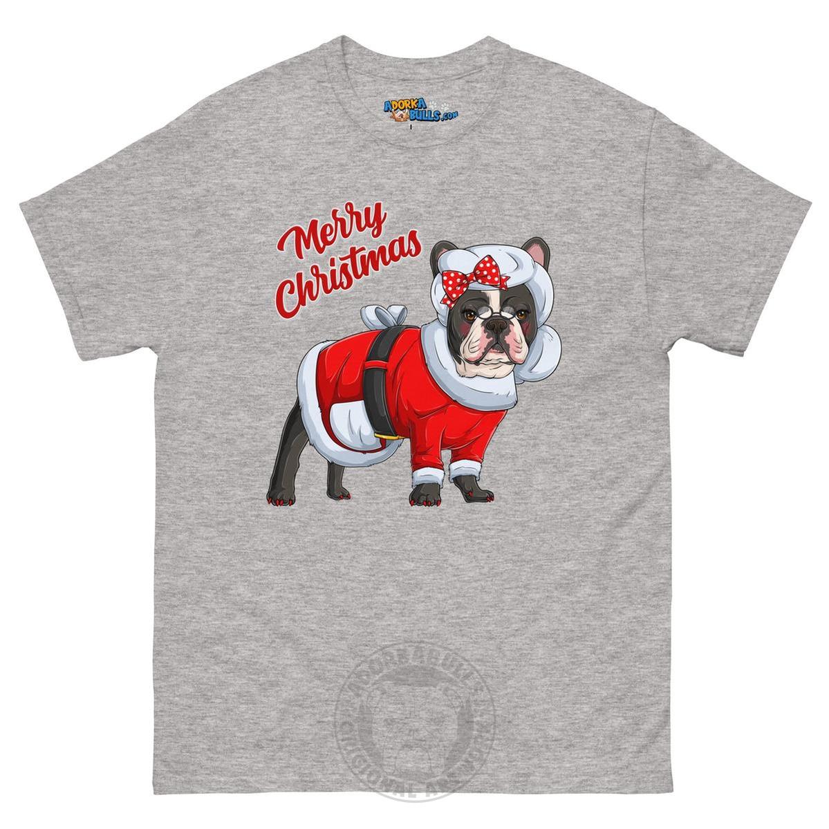 "Merry Christmas" Mrs. Claus Frenchie Men&