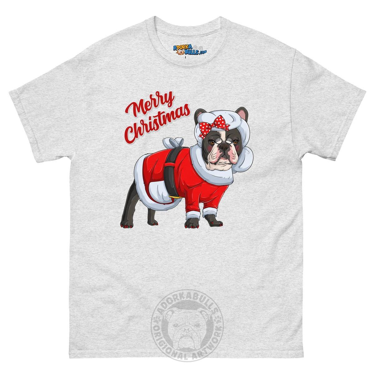 "Merry Christmas" Mrs. Claus Frenchie Men&