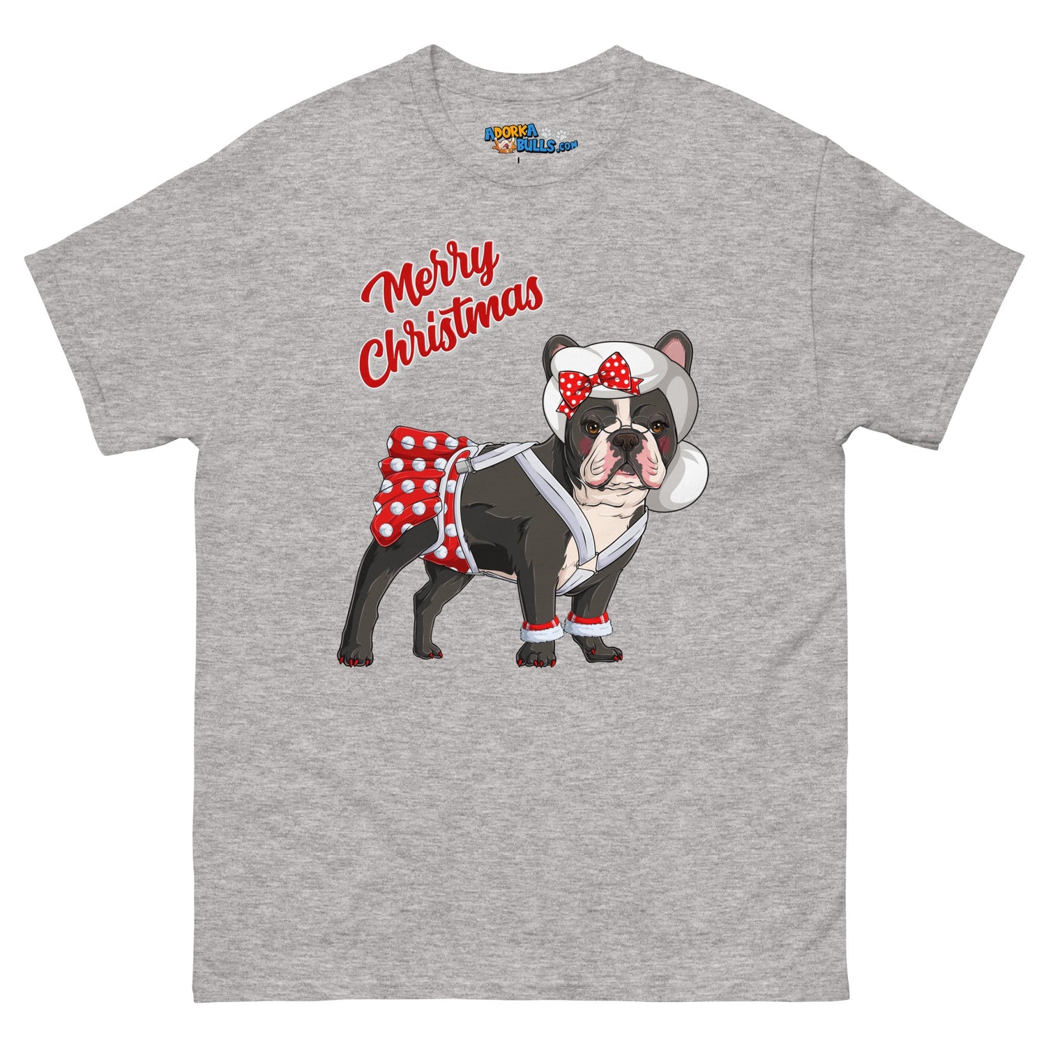 "Merry Christmas" Mrs. Claus Frenchie Men&