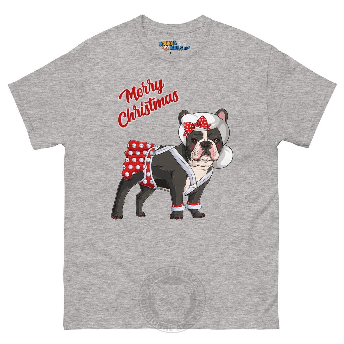 "Merry Christmas" Mrs. Claus Frenchie Men&