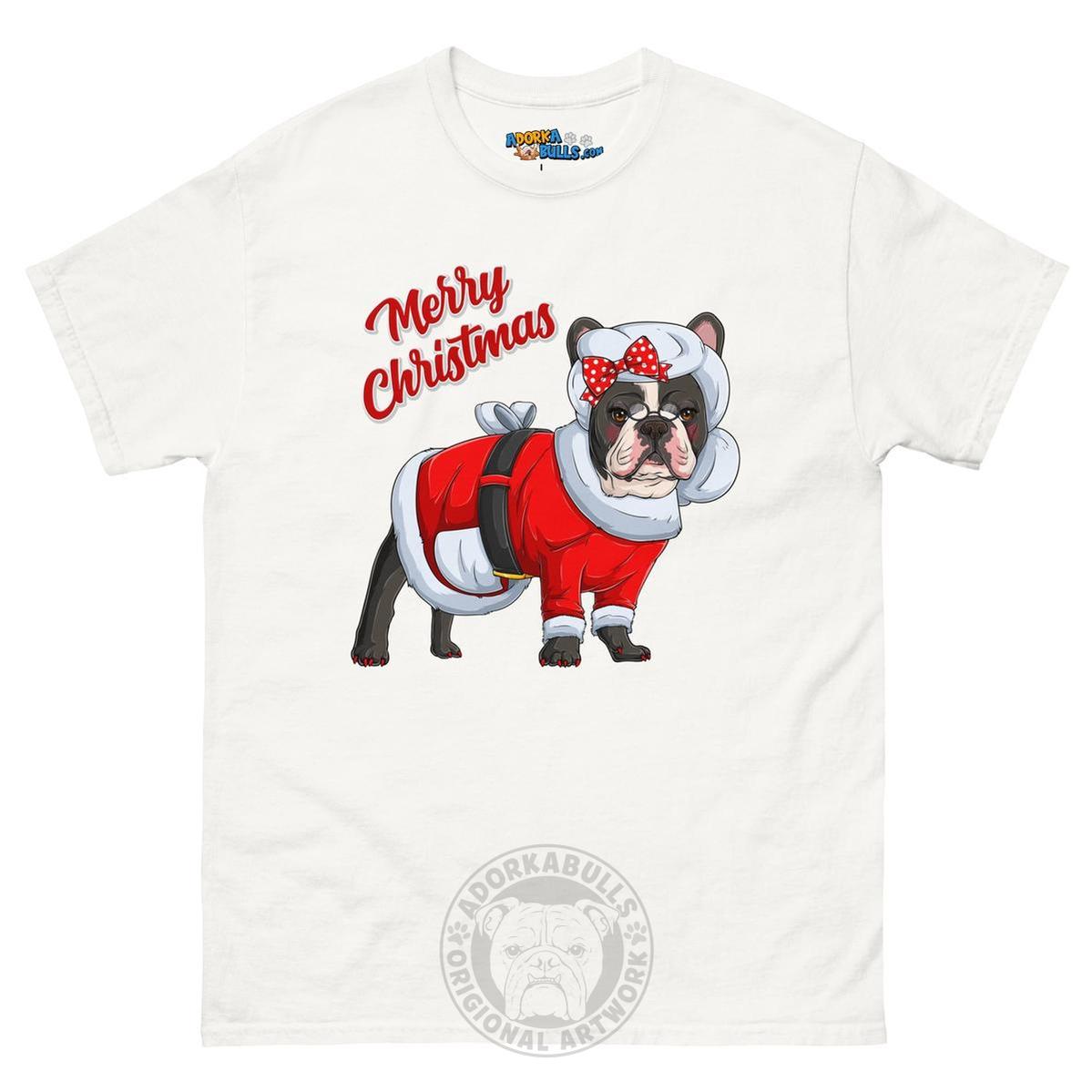 "Merry Christmas" Mrs. Claus Frenchie Men&