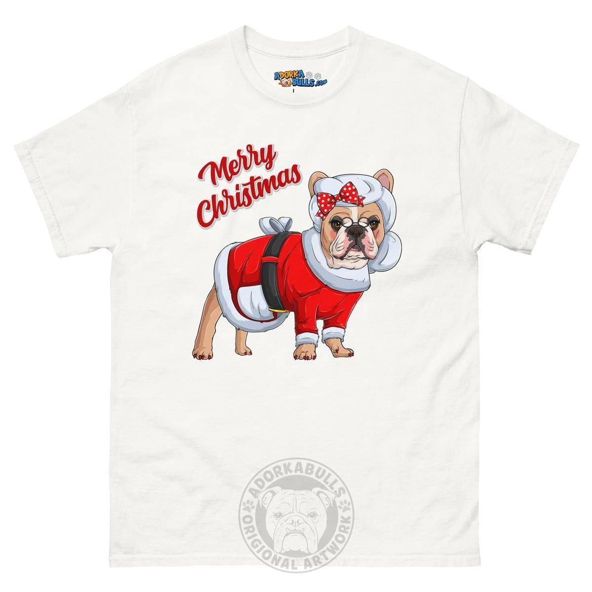 "Merry Christmas" Mrs. Claus Frenchie Men&