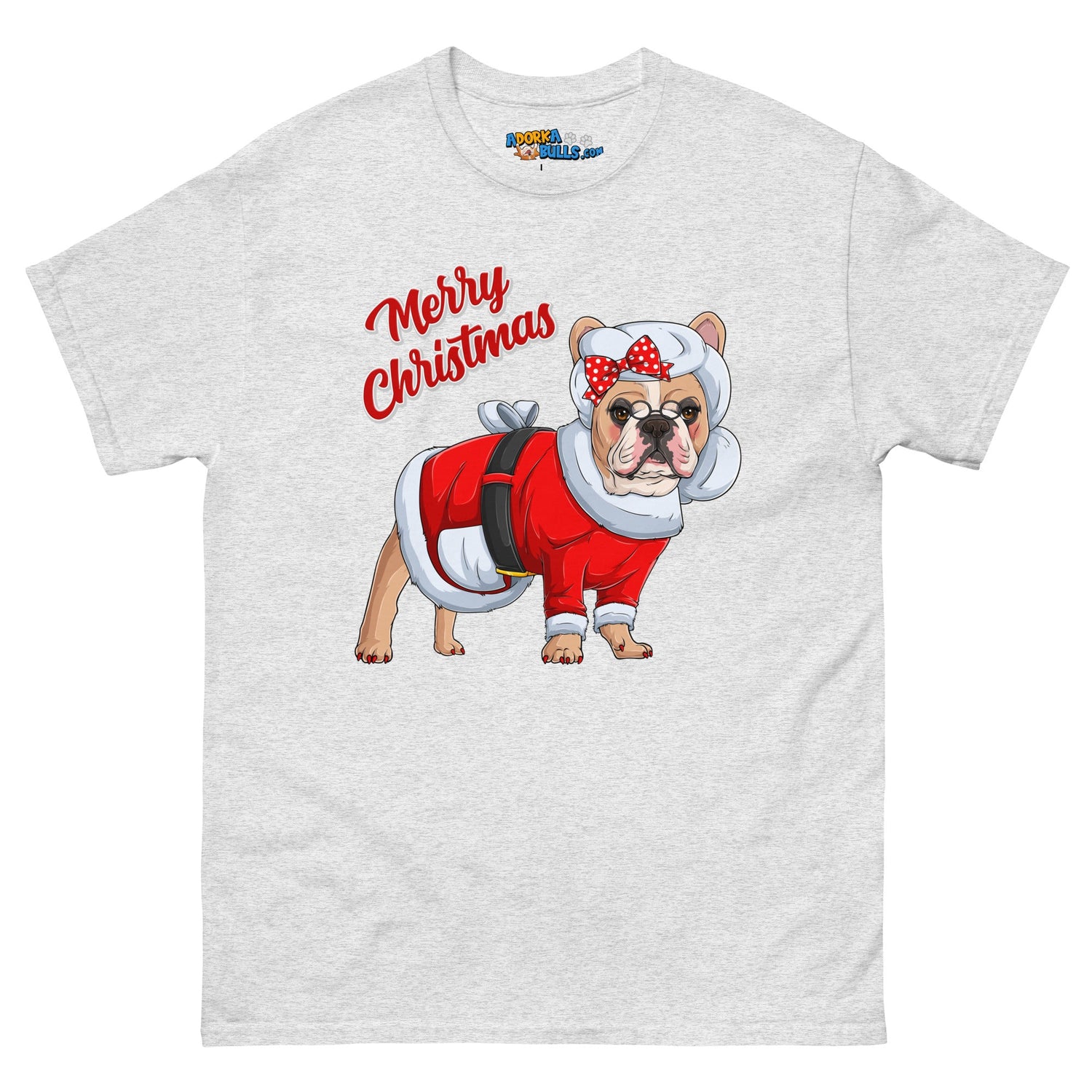 "Merry Christmas" Mrs. Claus Frenchie Men&