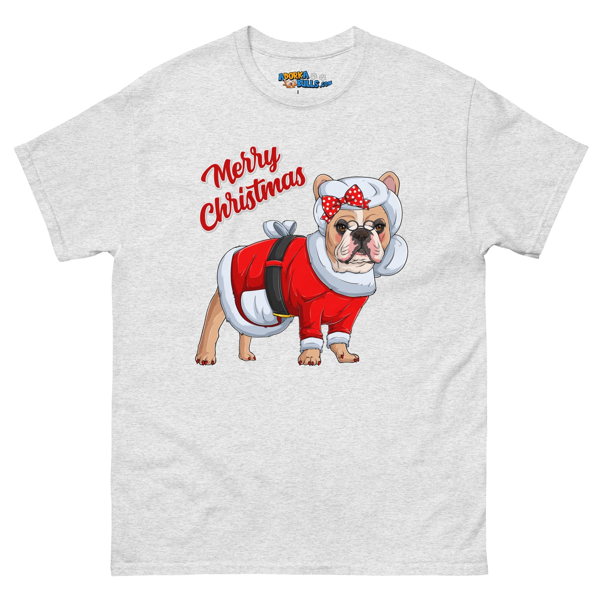 "Merry Christmas" Mrs. Claus Frenchie Men&