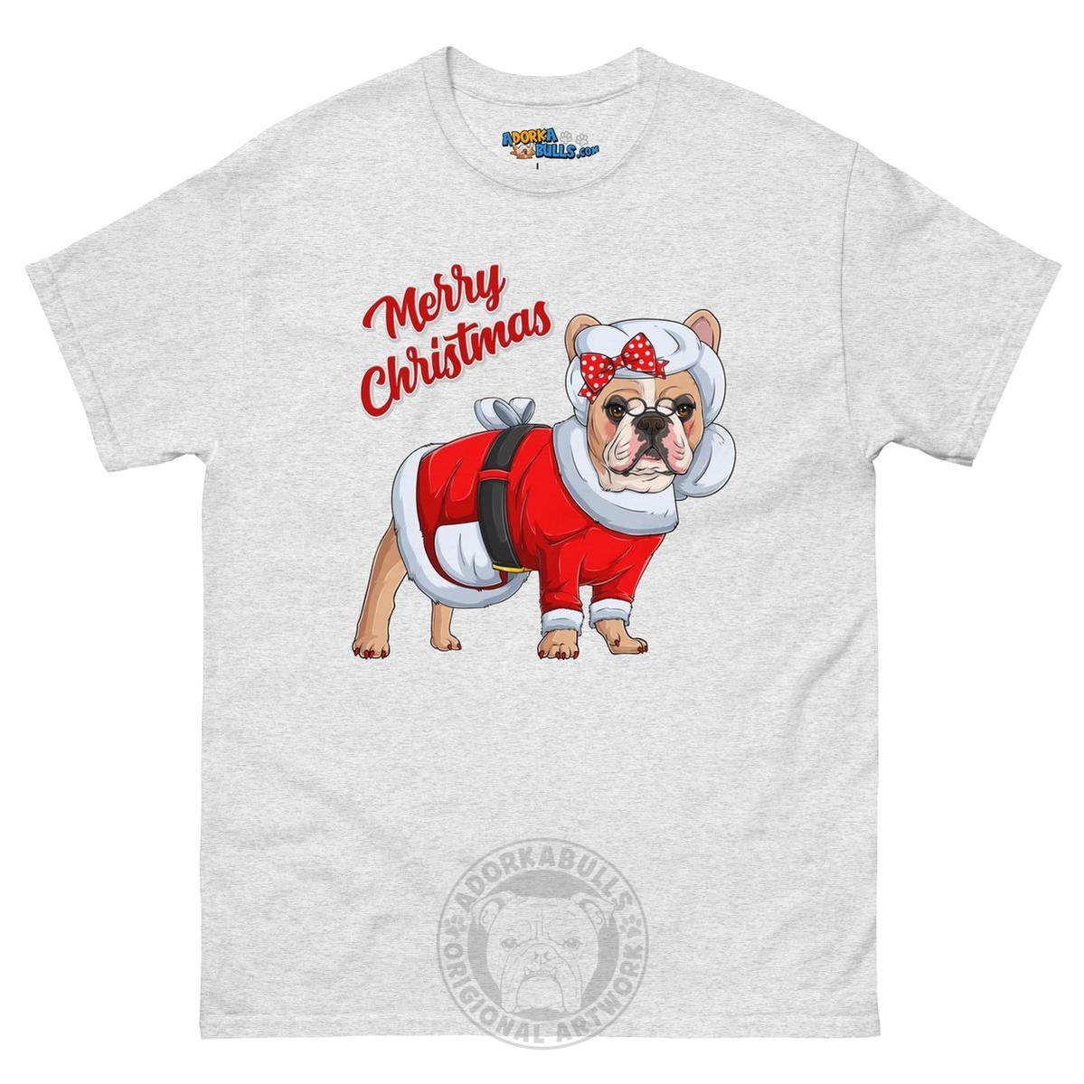 "Merry Christmas" Mrs. Claus Frenchie Men&