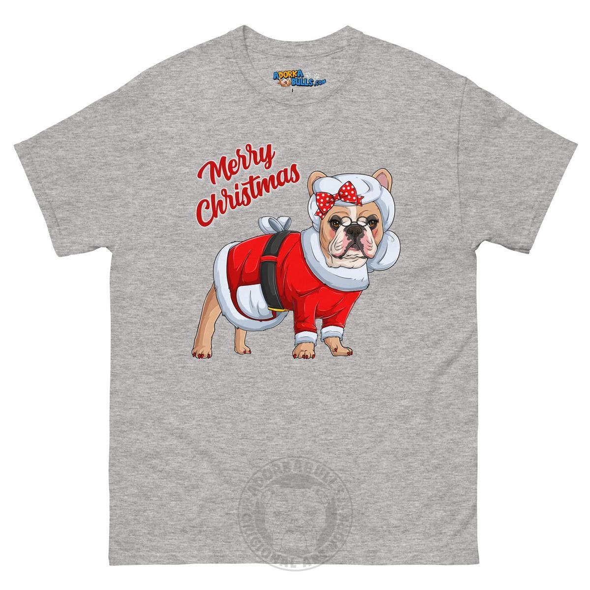 "Merry Christmas" Mrs. Claus Frenchie Men&