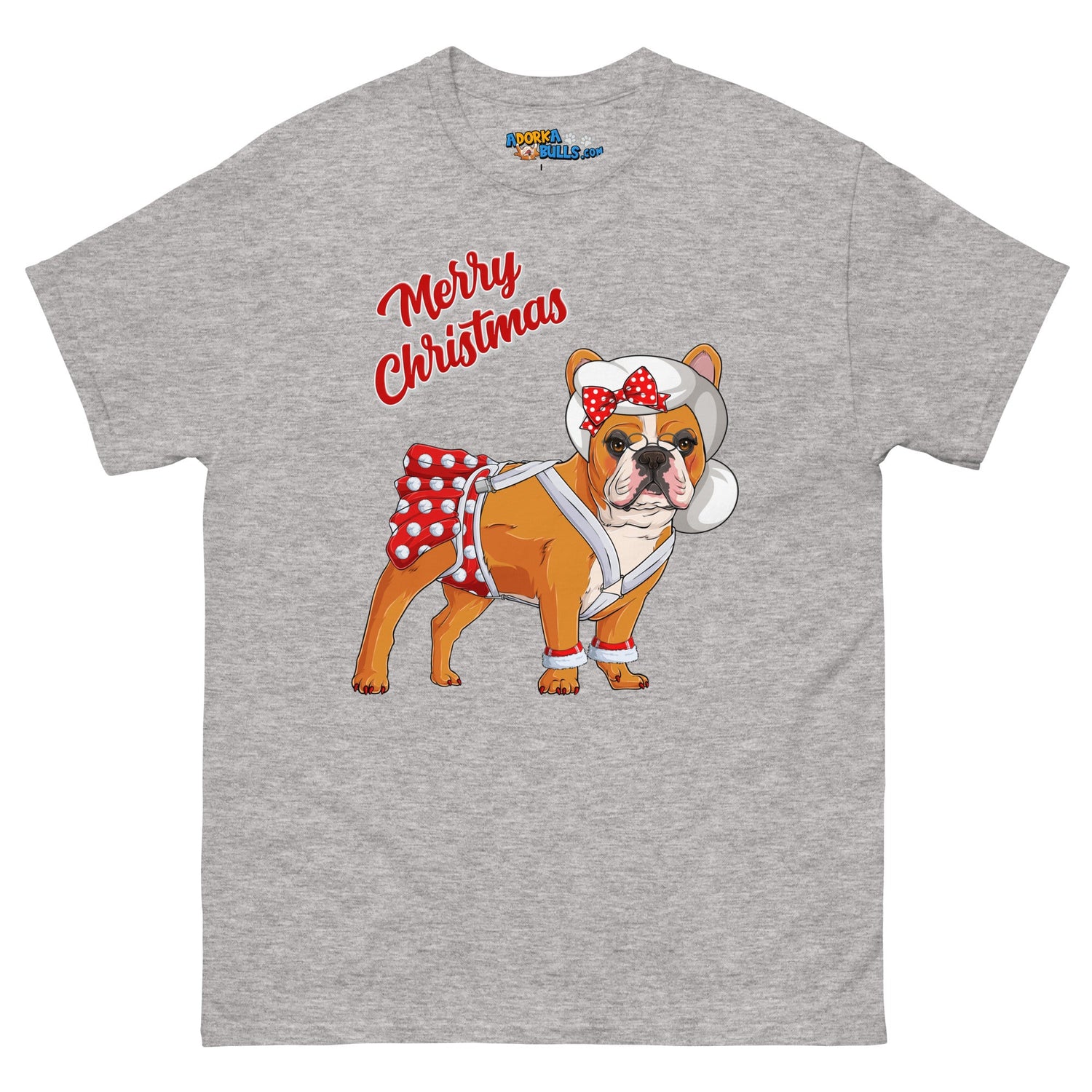 "Merry Christmas" Mrs. Claus Frenchie Men&