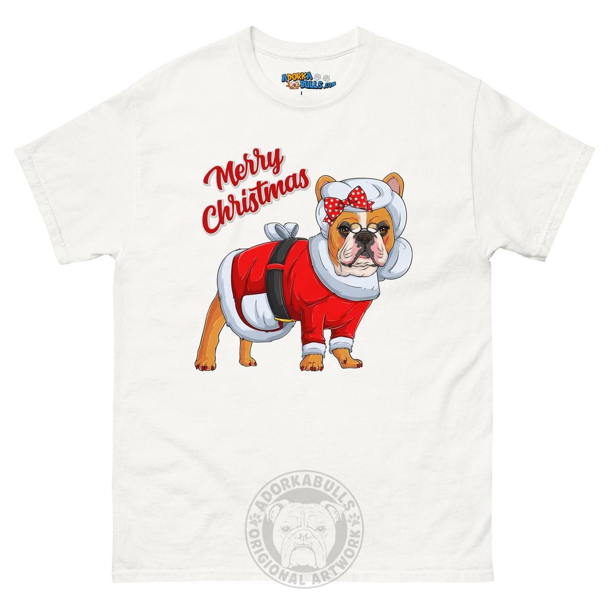 "Merry Christmas" Mrs. Claus Frenchie Men&