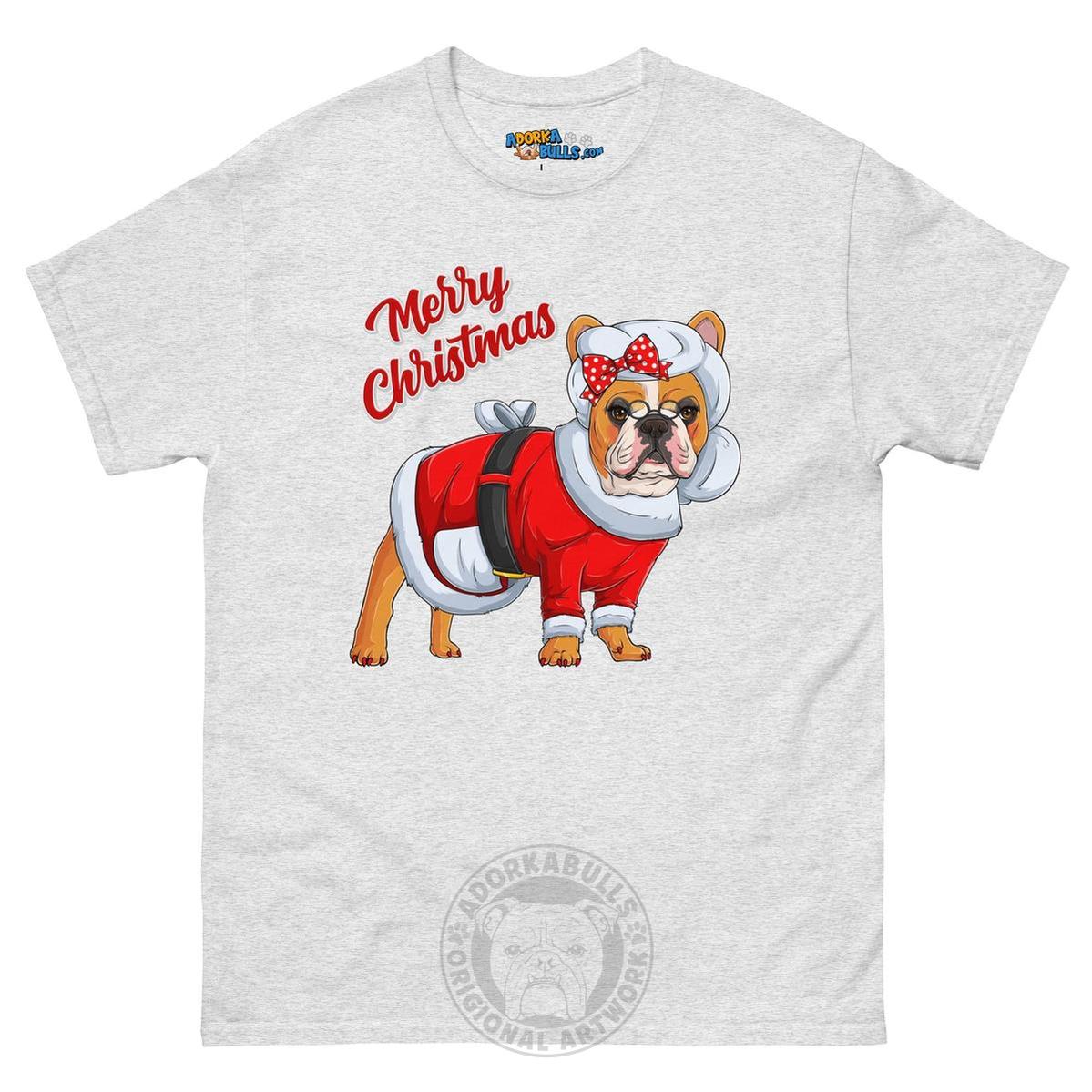 "Merry Christmas" Mrs. Claus Frenchie Men&