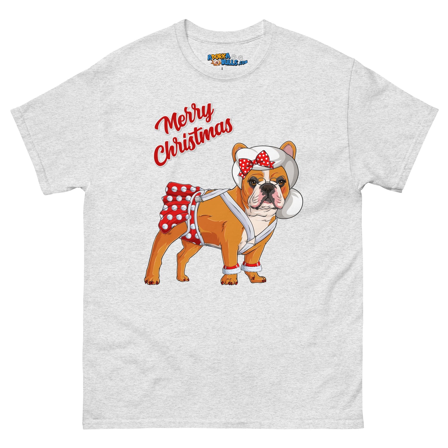 "Merry Christmas" Mrs. Claus Frenchie Men&