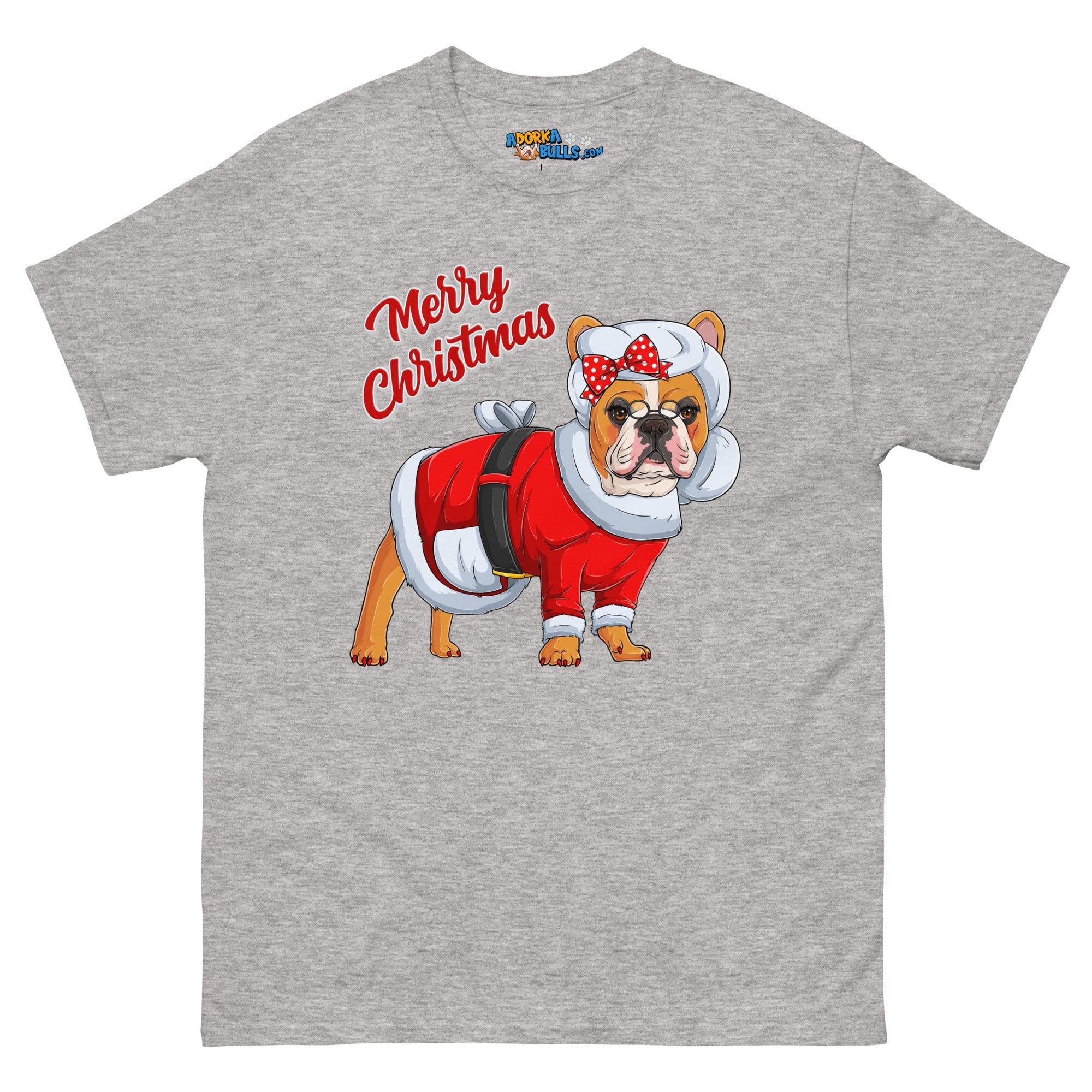 "Merry Christmas" Mrs. Claus Frenchie Men&