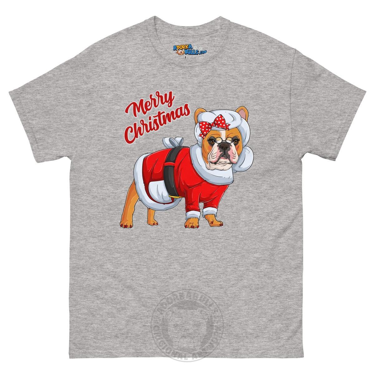 "Merry Christmas" Mrs. Claus Frenchie Men&