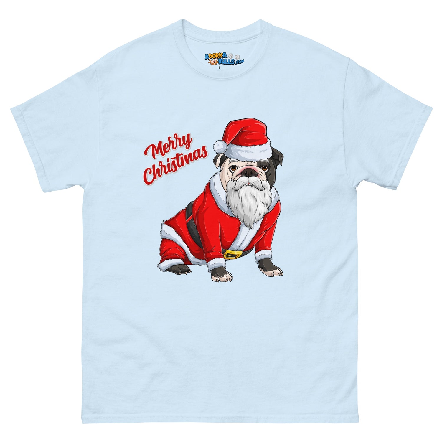 "Merry Christmas" Santa Bulldog Men&