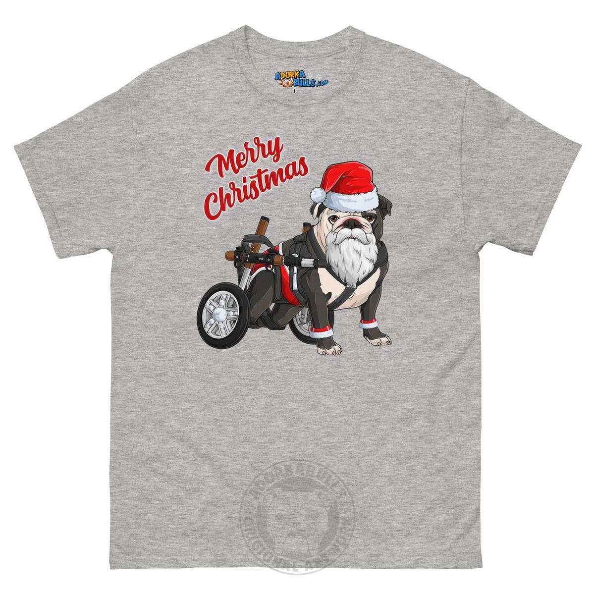"Merry Christmas" Santa Bulldog Men&