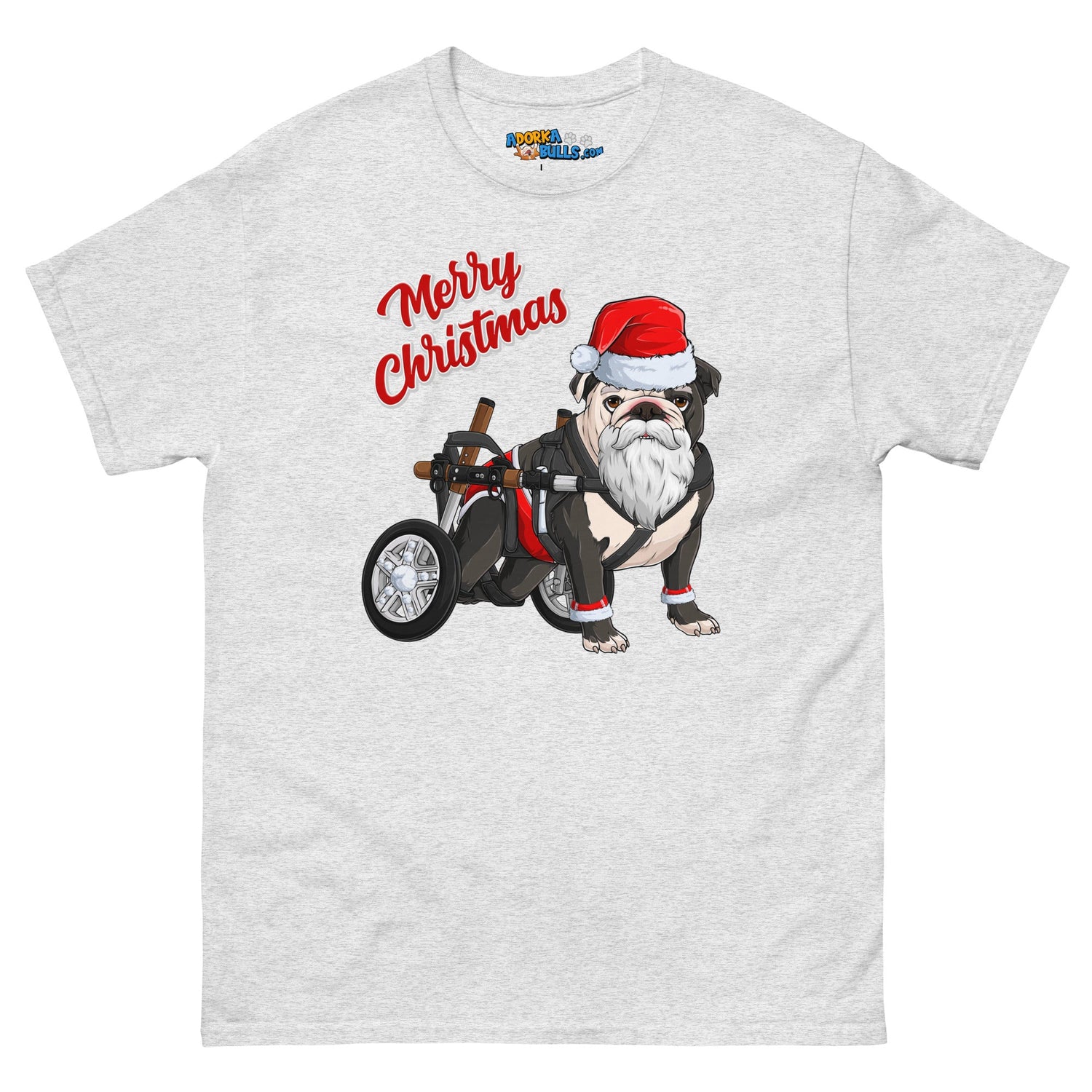 "Merry Christmas" Santa Bulldog Men&