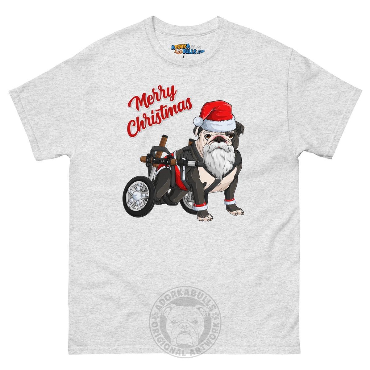 "Merry Christmas" Santa Bulldog Men&