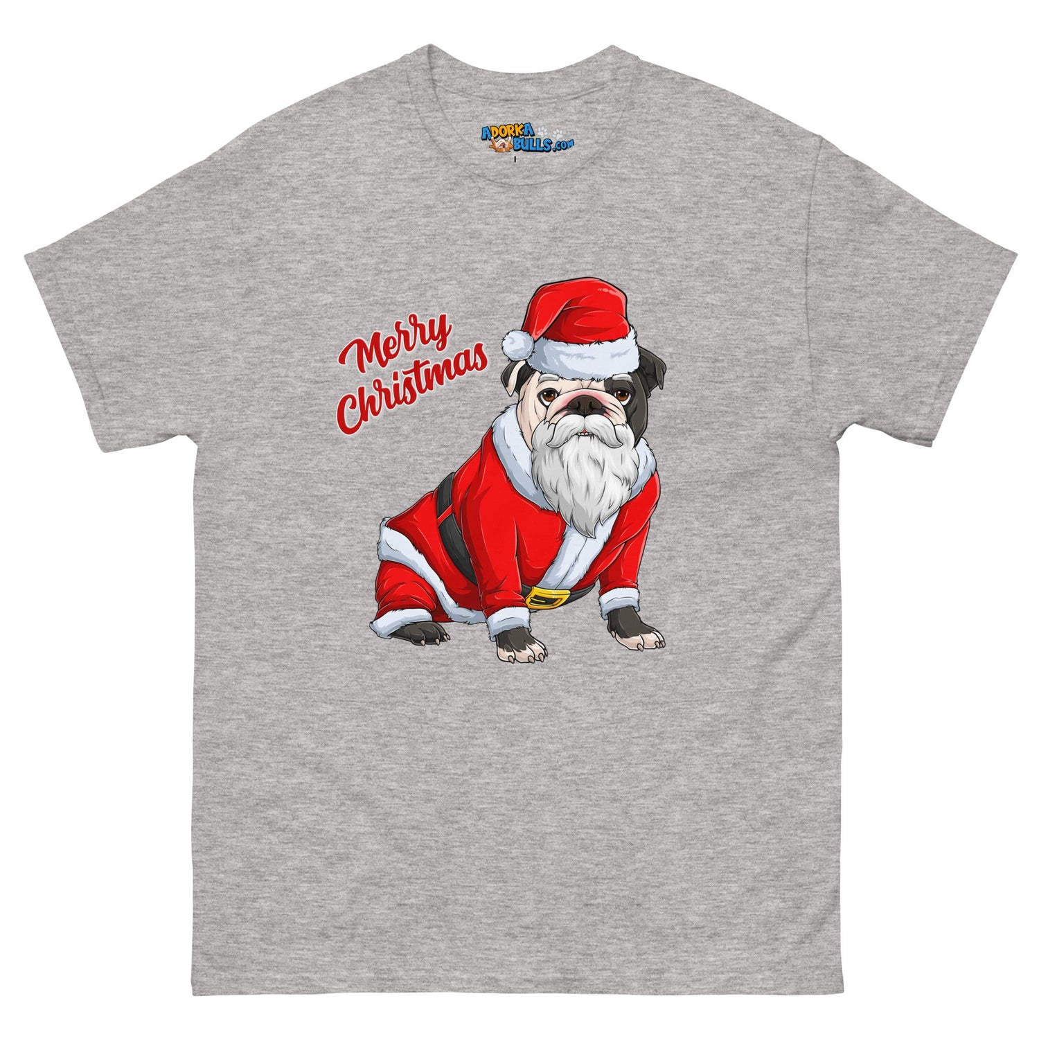 "Merry Christmas" Santa Bulldog Men&